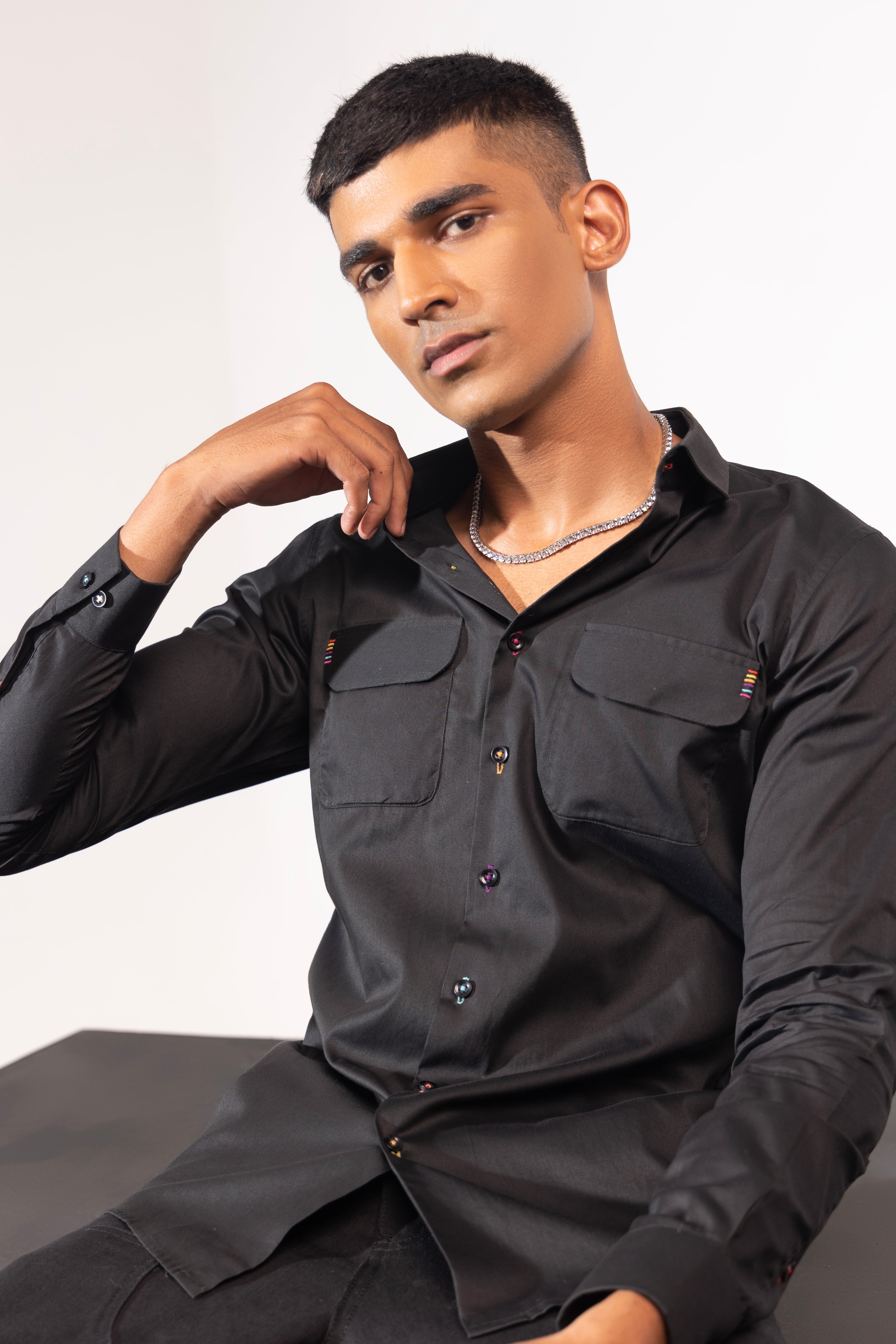 Solid Black Tab
