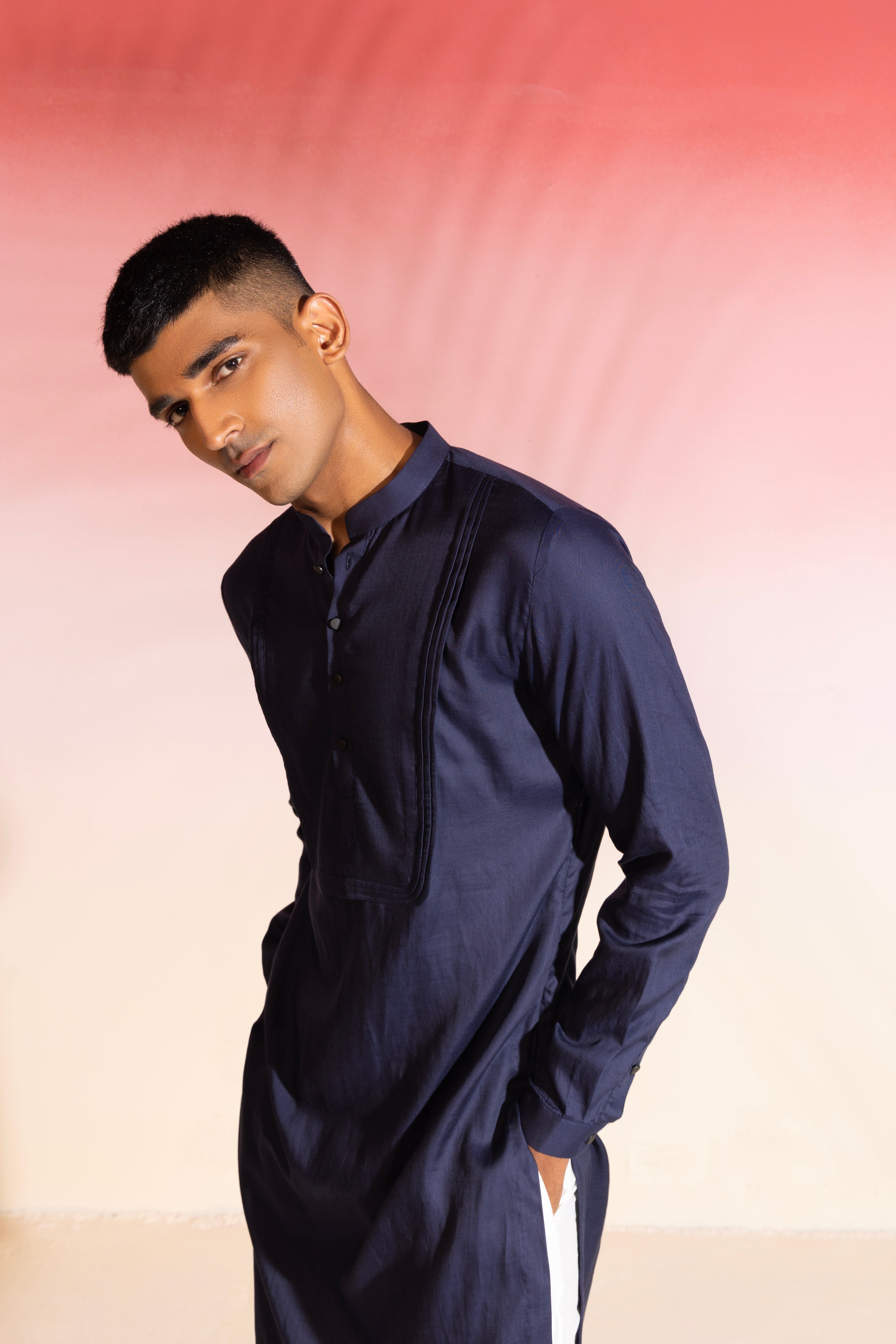 Staple Navy Kurta