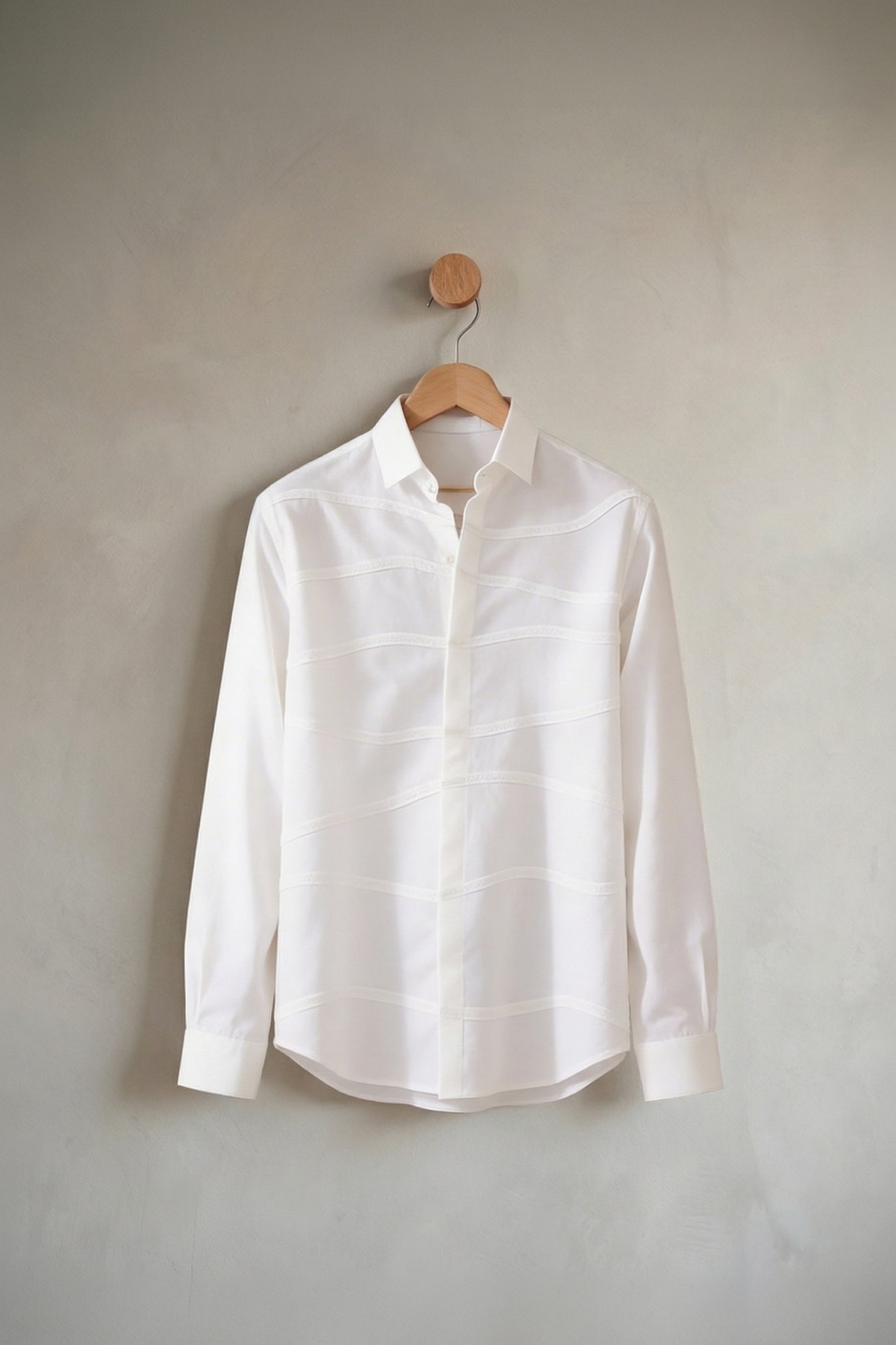 Abstract Cotton-Linen Shirt