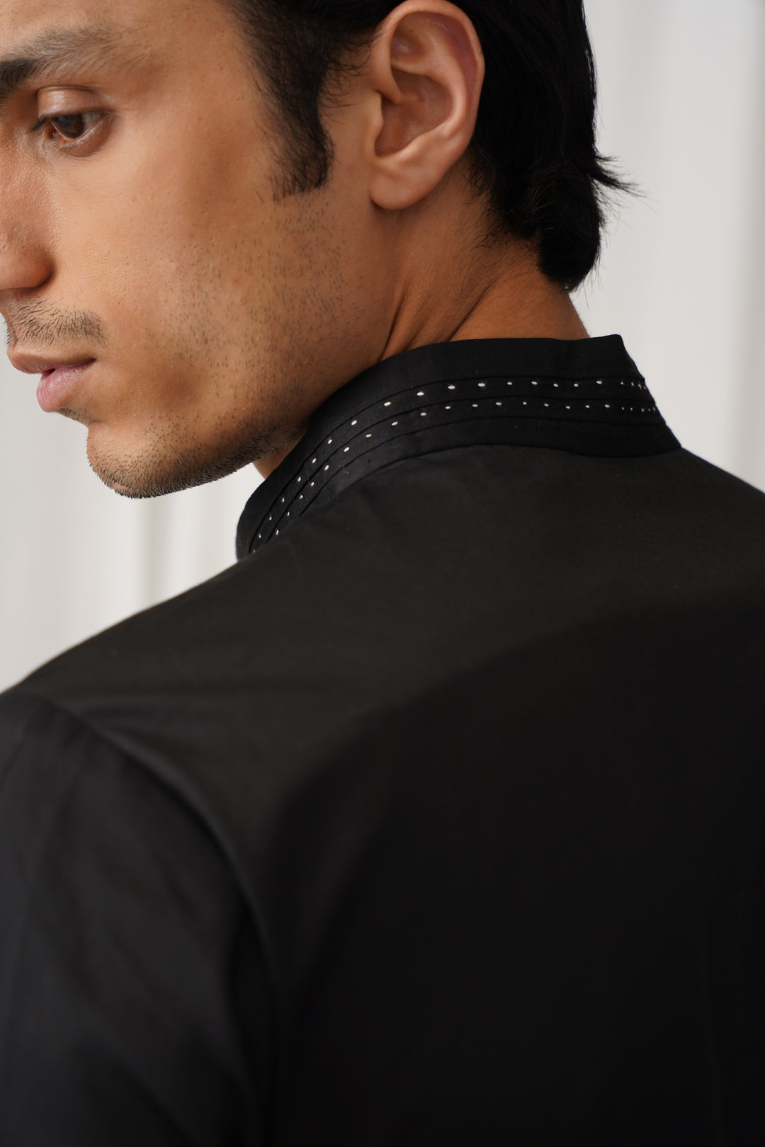Niche Black Kurta