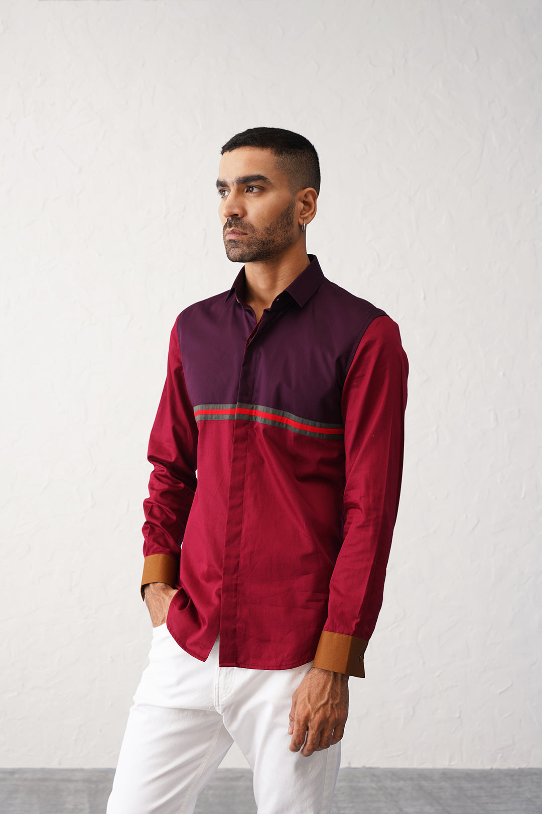 CRIMSON COLOR-BLOCK