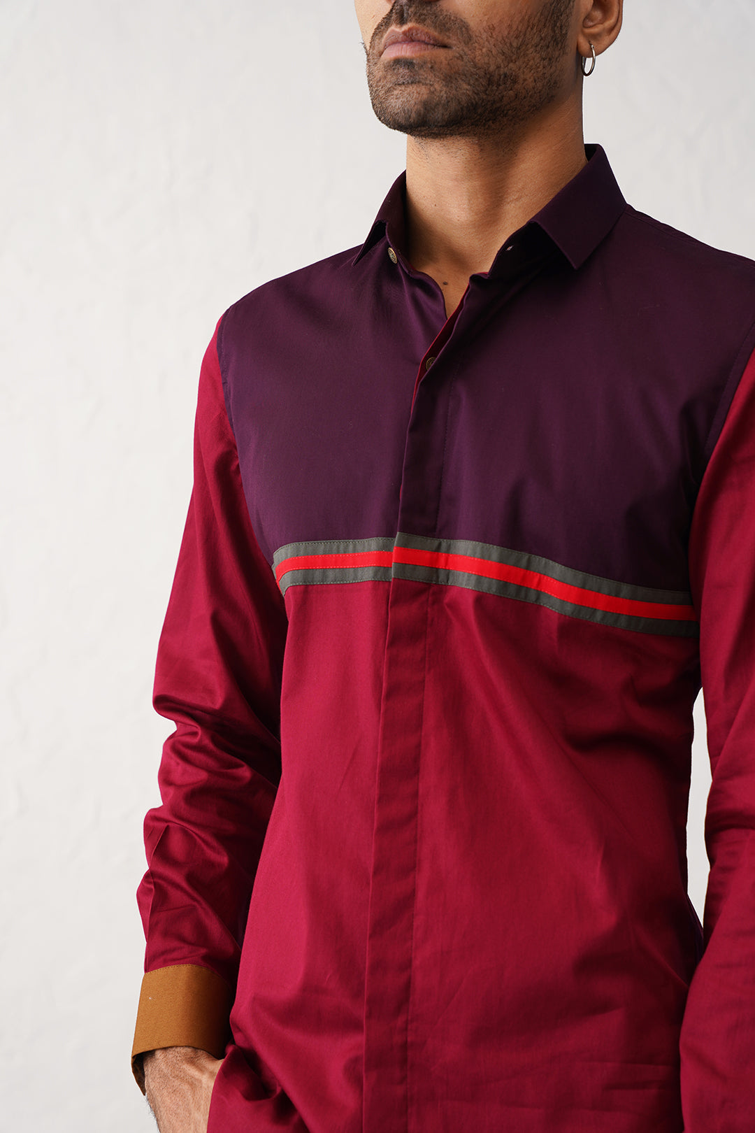 CRIMSON COLOR-BLOCK