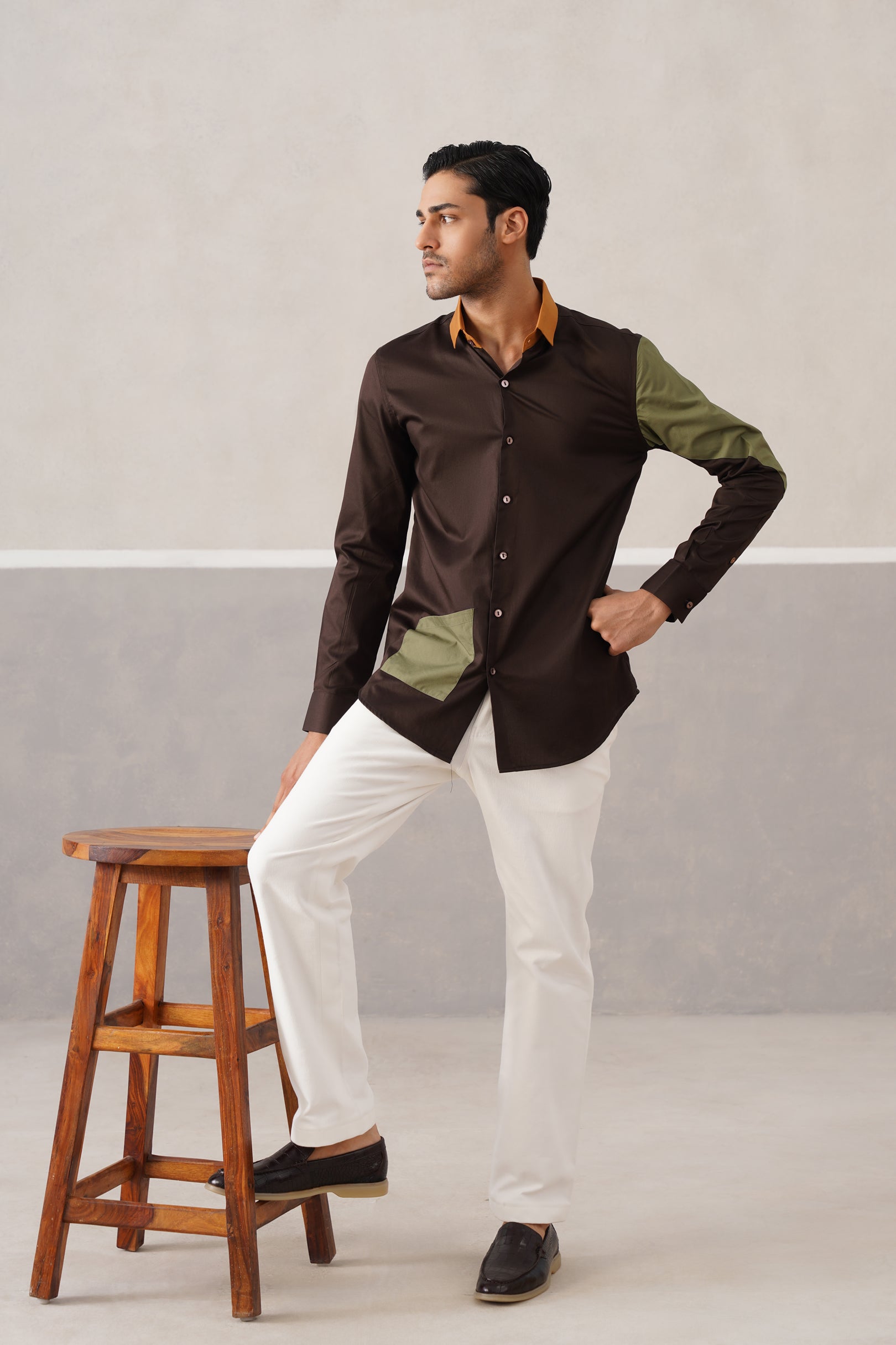 ABSTRACT SAFARI SHIRT