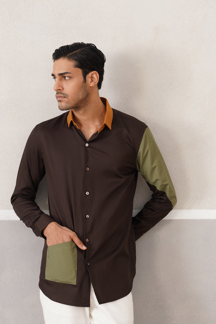 ABSTRACT SAFARI SHIRT