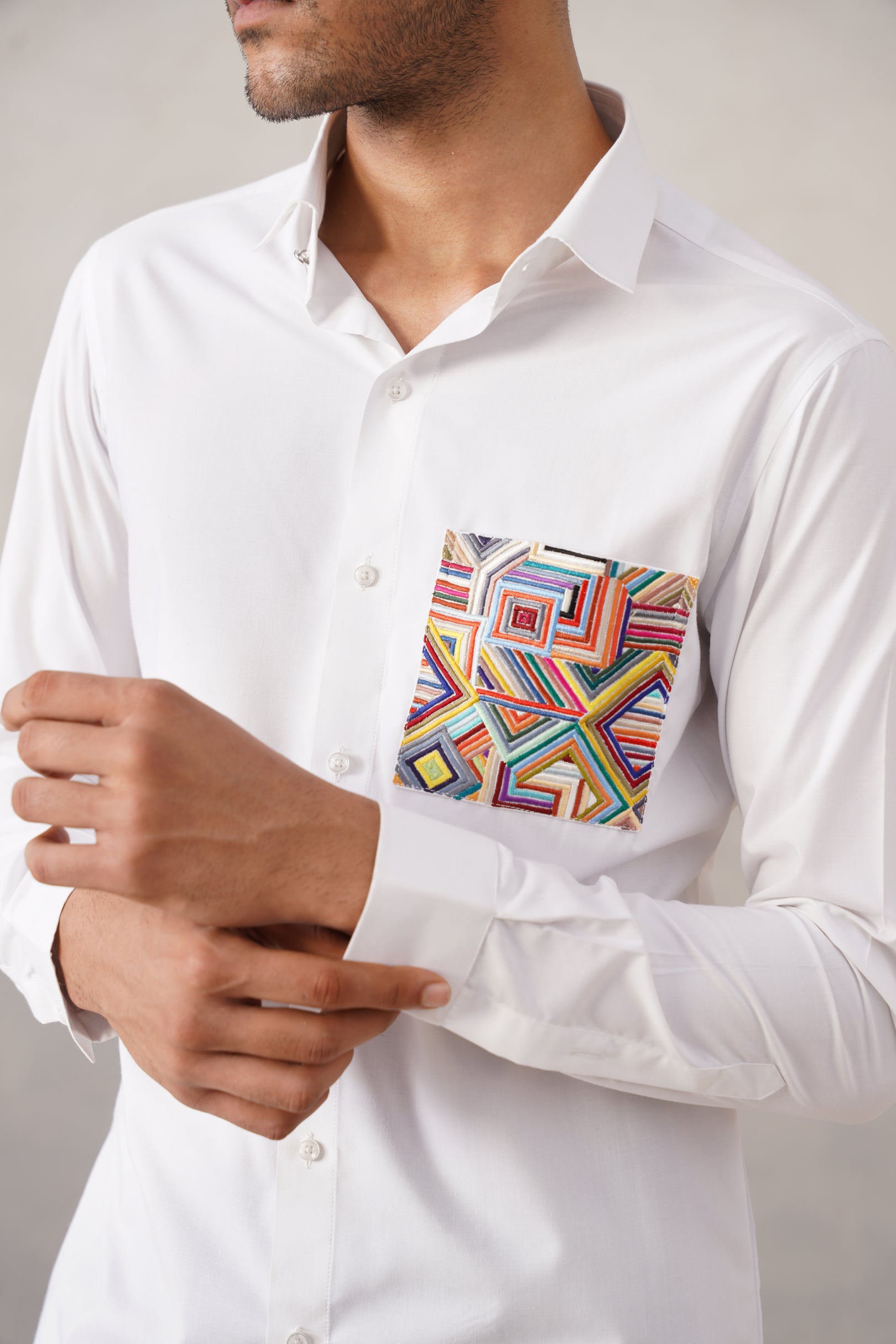 PRISMATIK WHITE SHIRT
