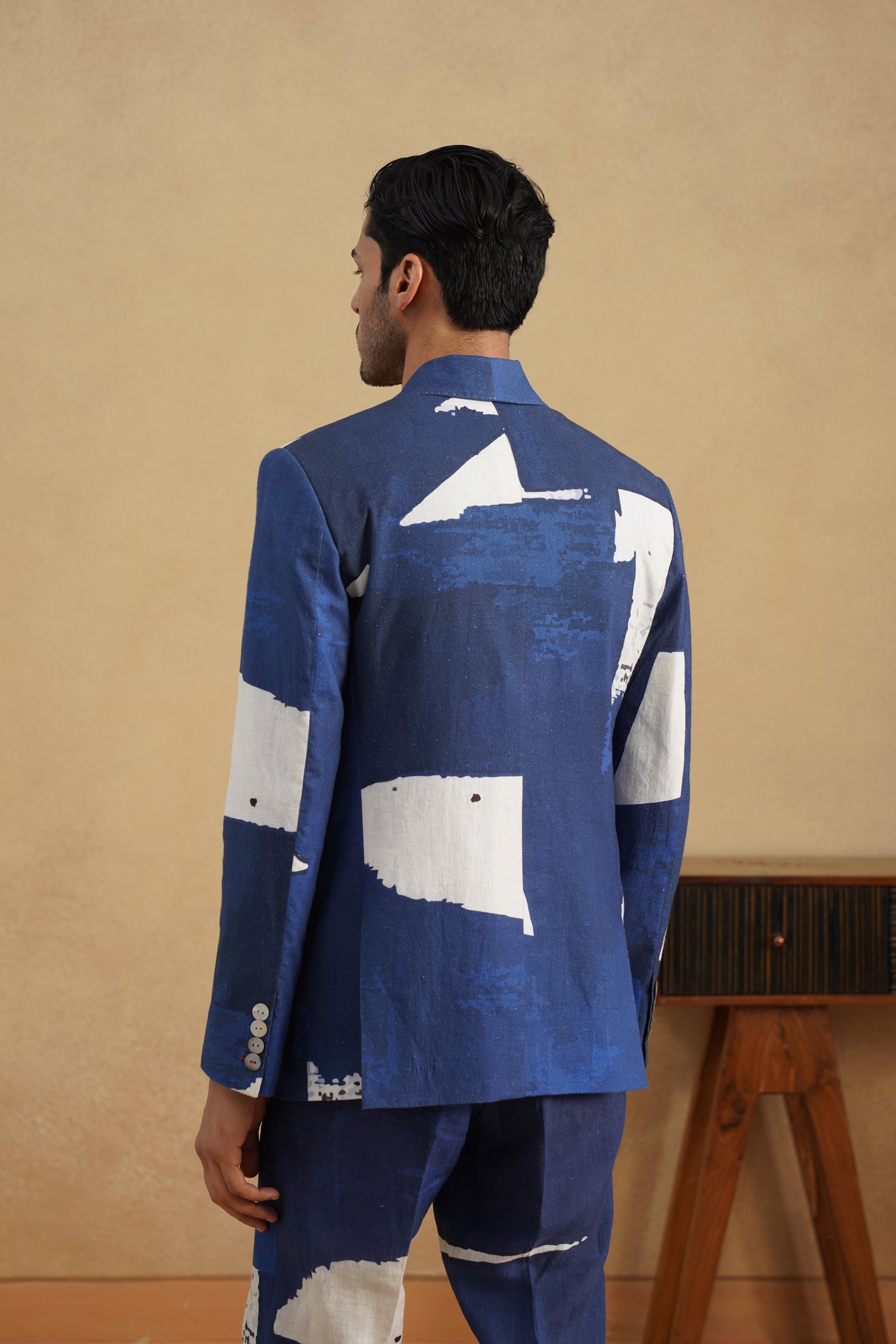 INDIGO STROKES JACKET & TROUSER