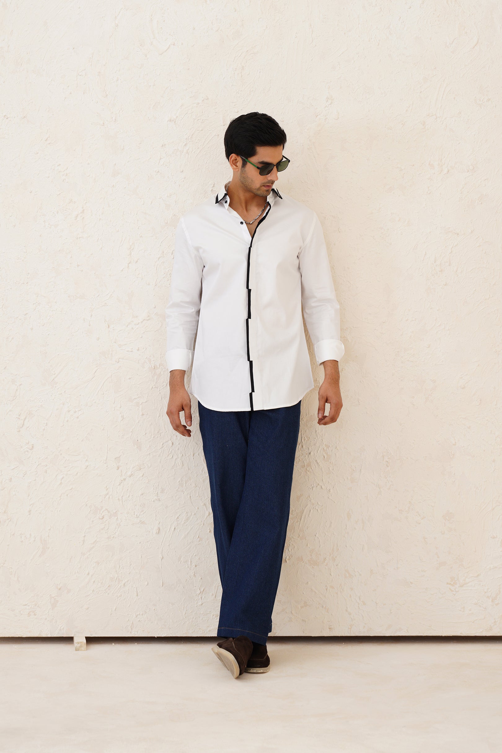 Pixeled White Shirt