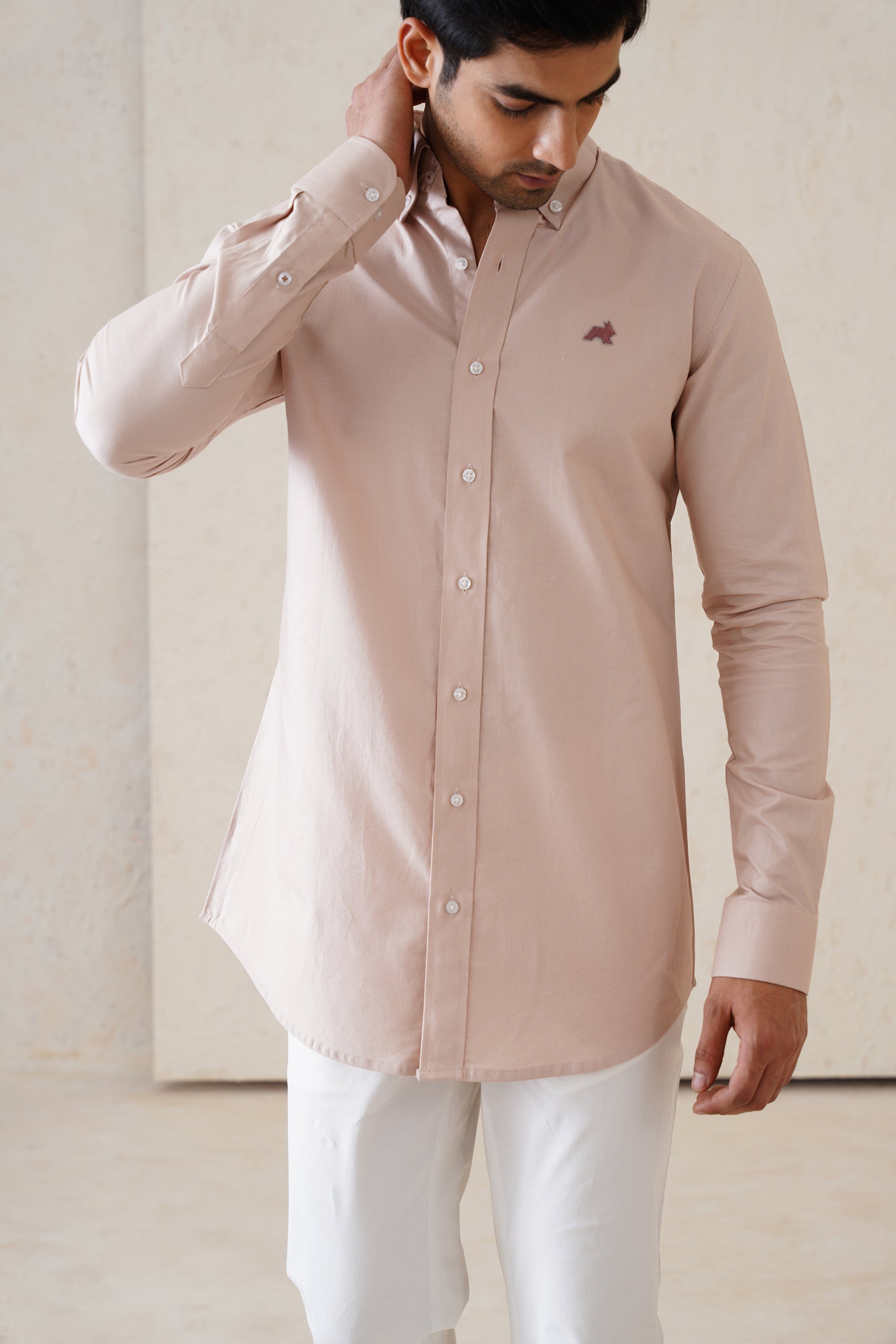 Solid Dusty Pink Shirt