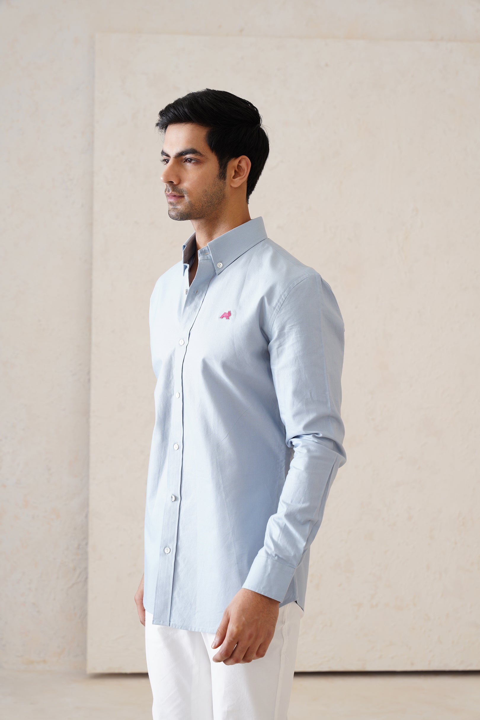 Solid Dusty Blue Shirt