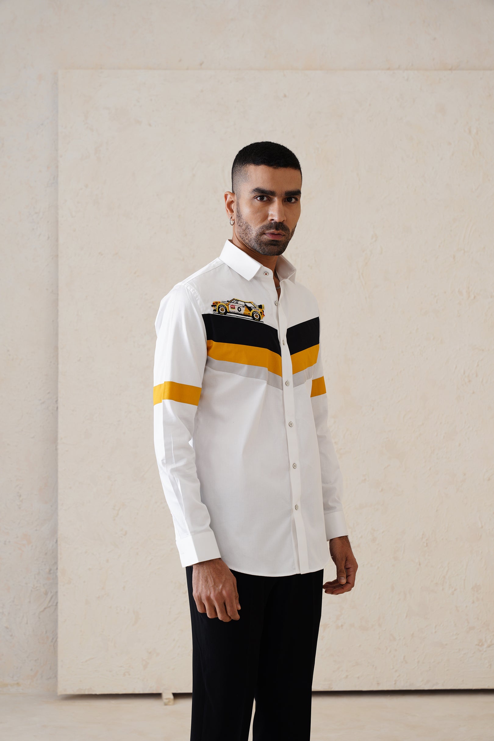 RACER WHITE SHIRT