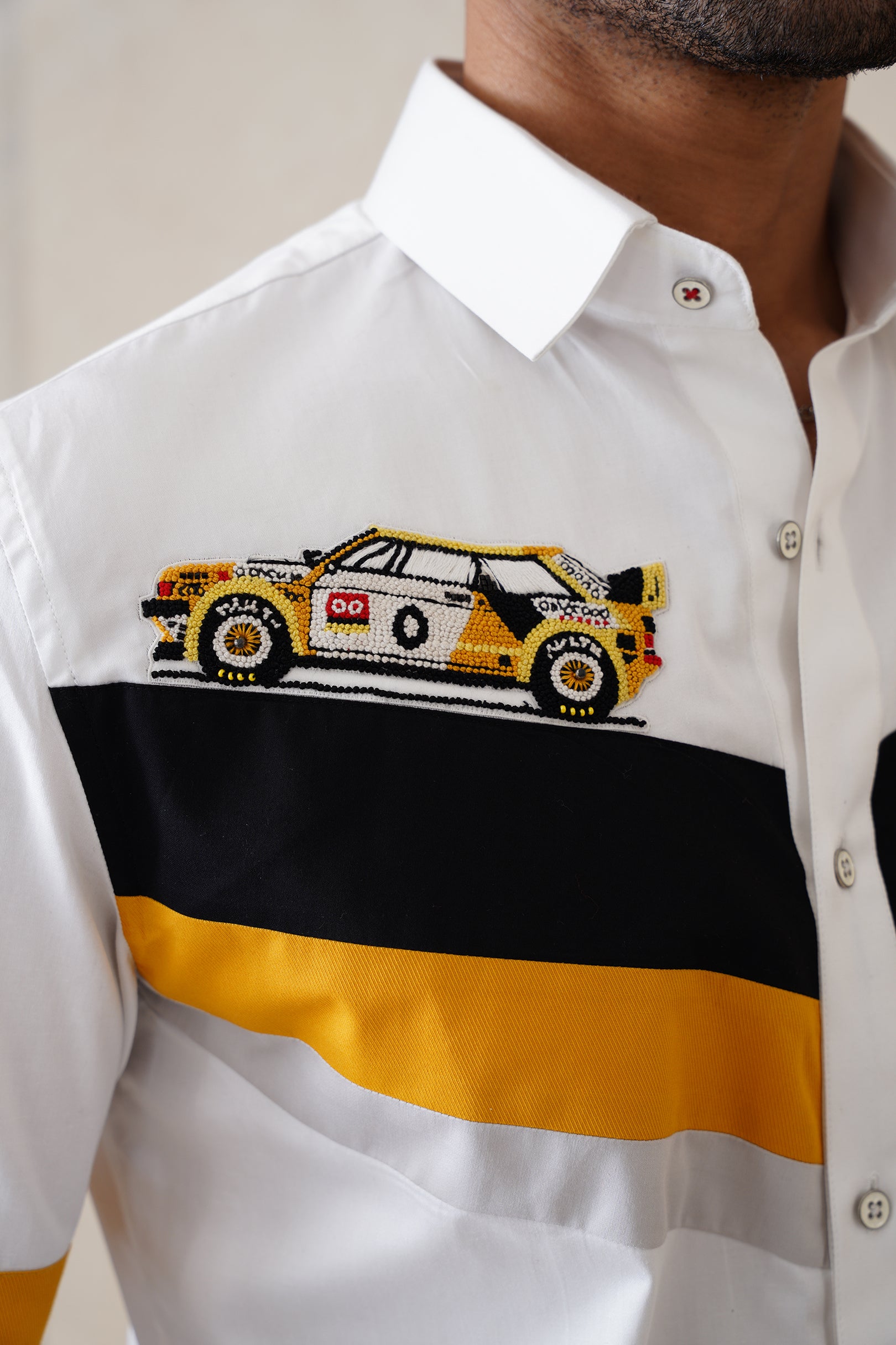 RACER WHITE SHIRT