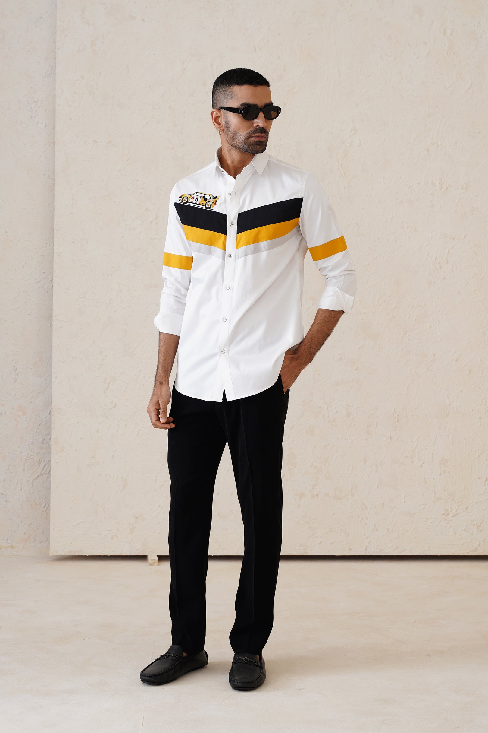 RACER WHITE SHIRT