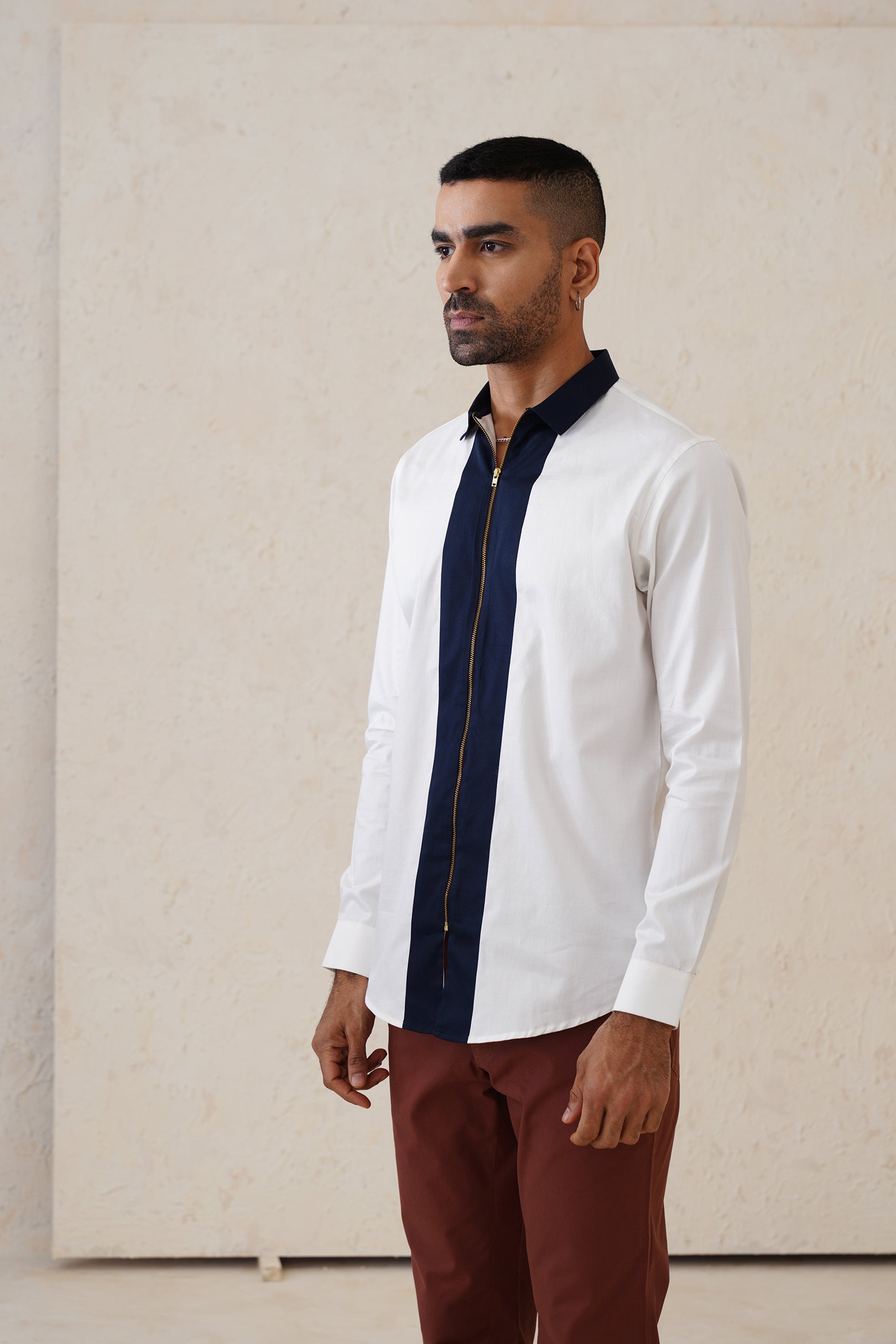 Classic Color-block Shirt