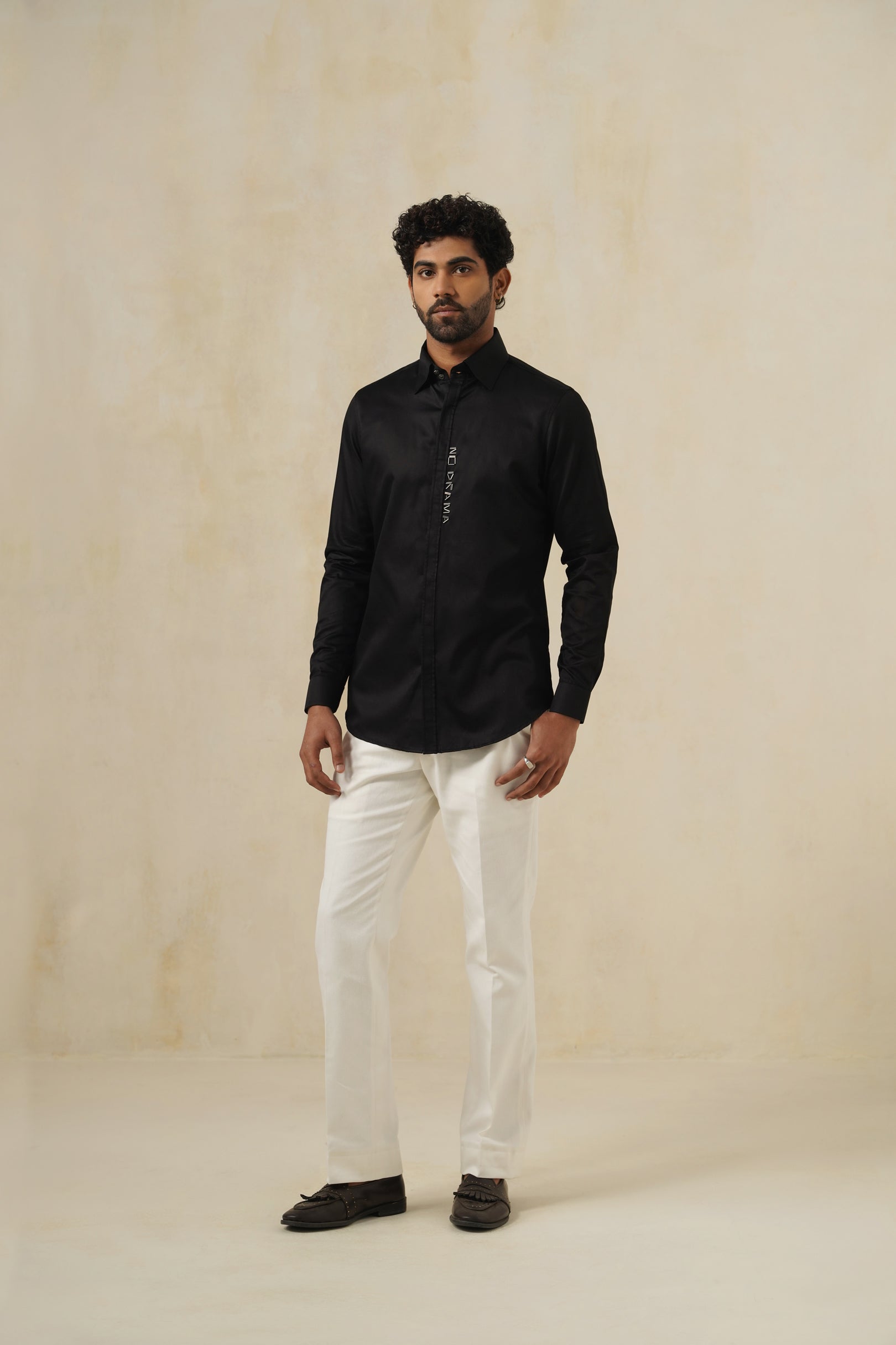 NO DRAMA | Men's Cotton Shirt