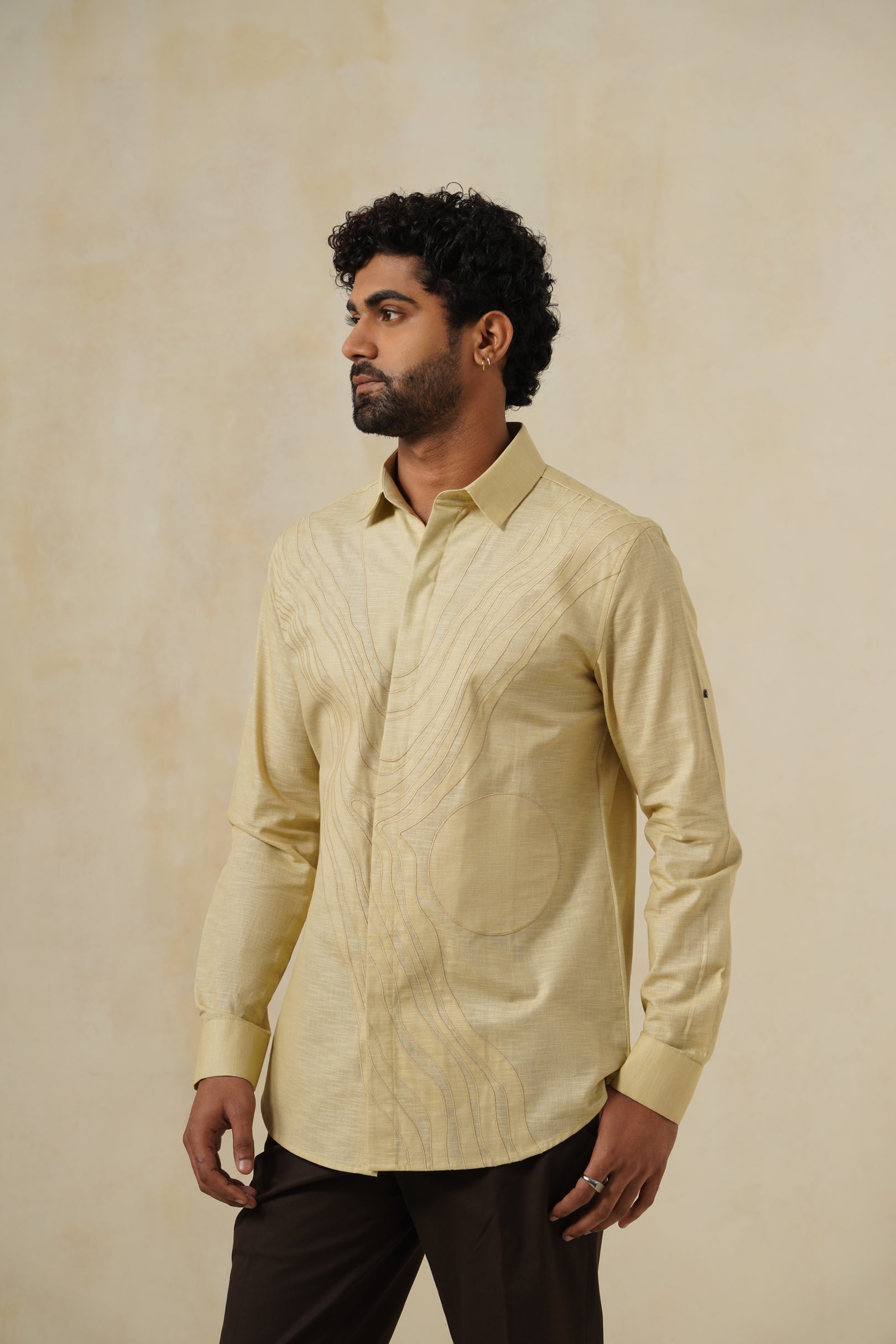 T&T Art Shirt | Men's Cotton-Linen Shirt