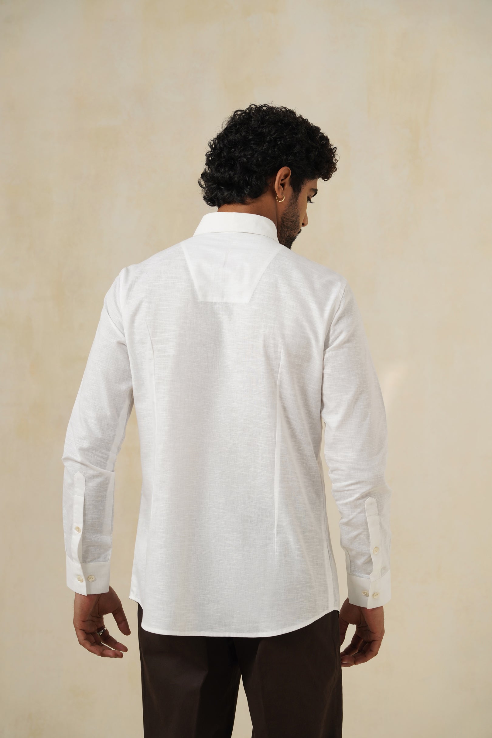 Pure Form | Men's White Cotton Shirt