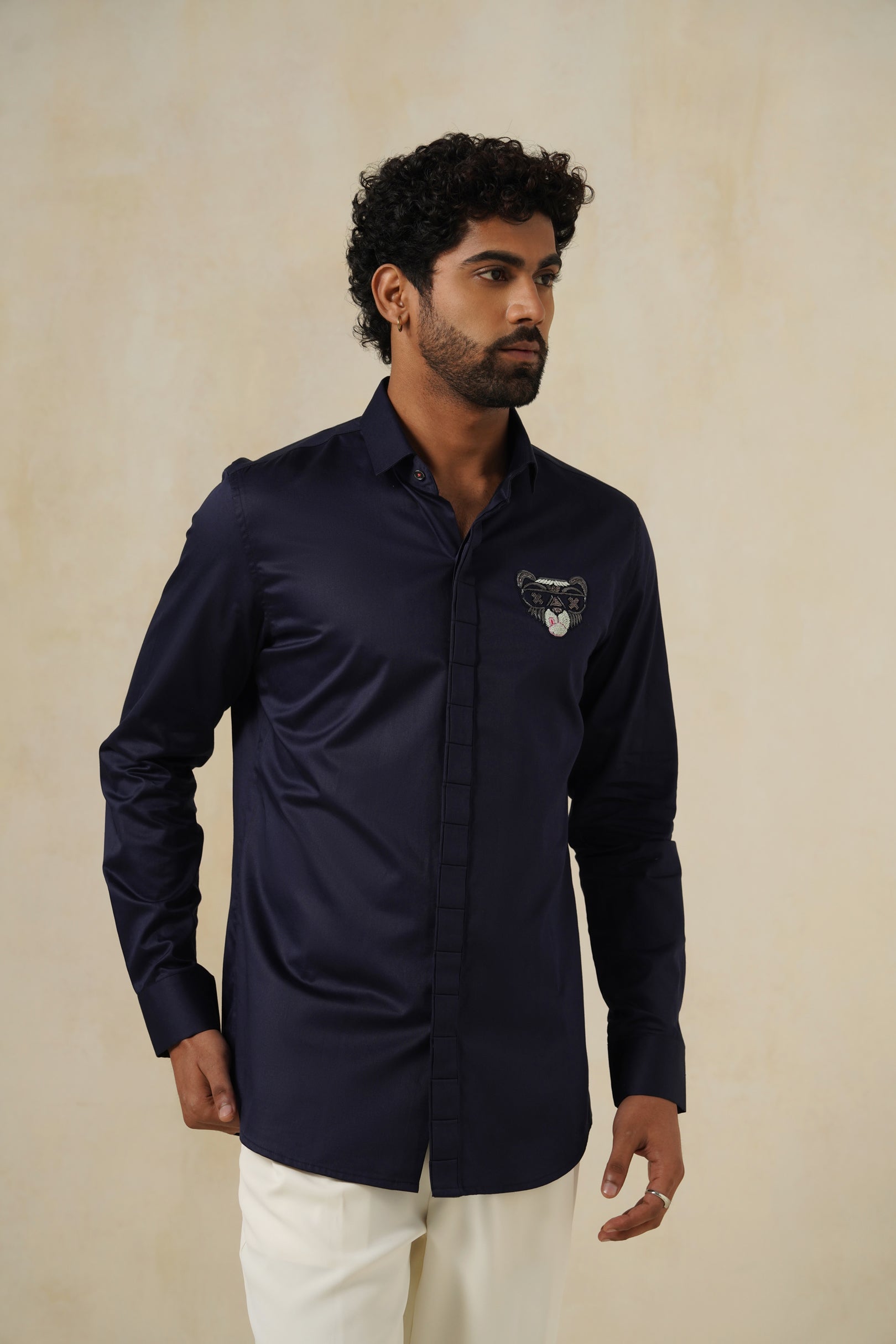 Teddy | Men's White Cotton Shirt