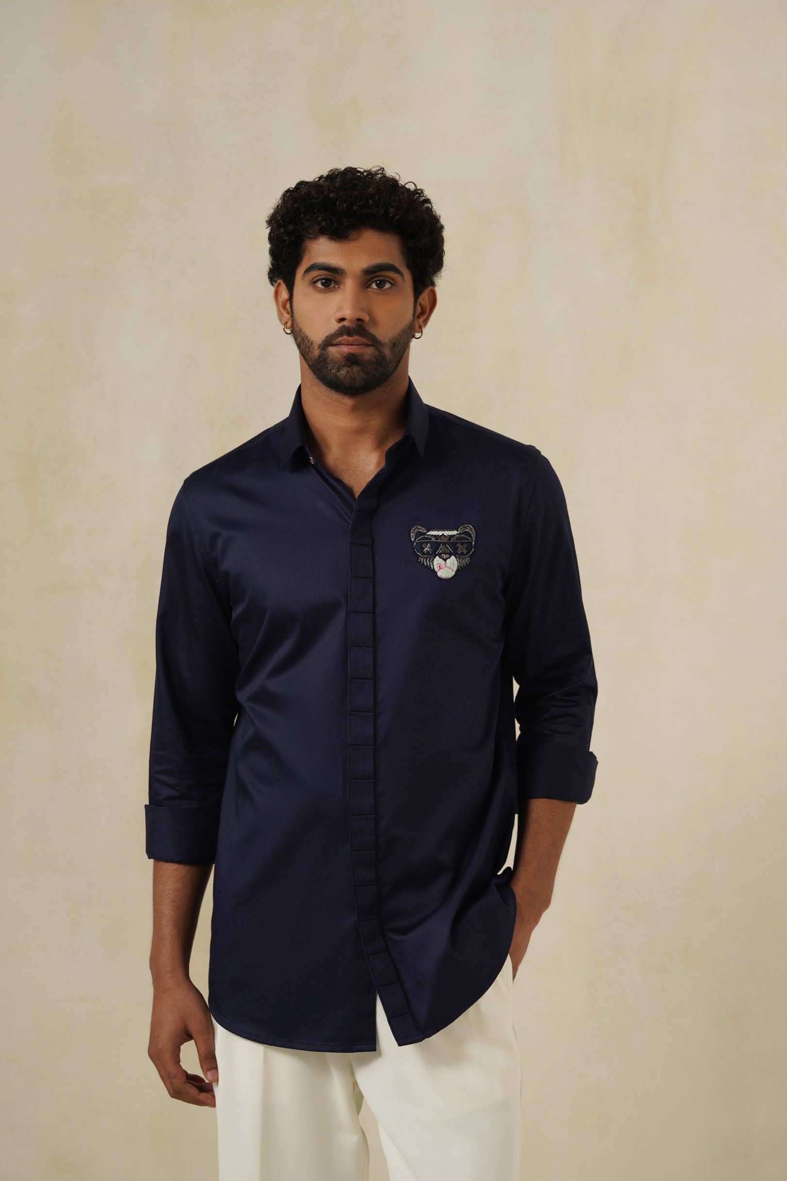 Teddy | Men's White Cotton Shirt