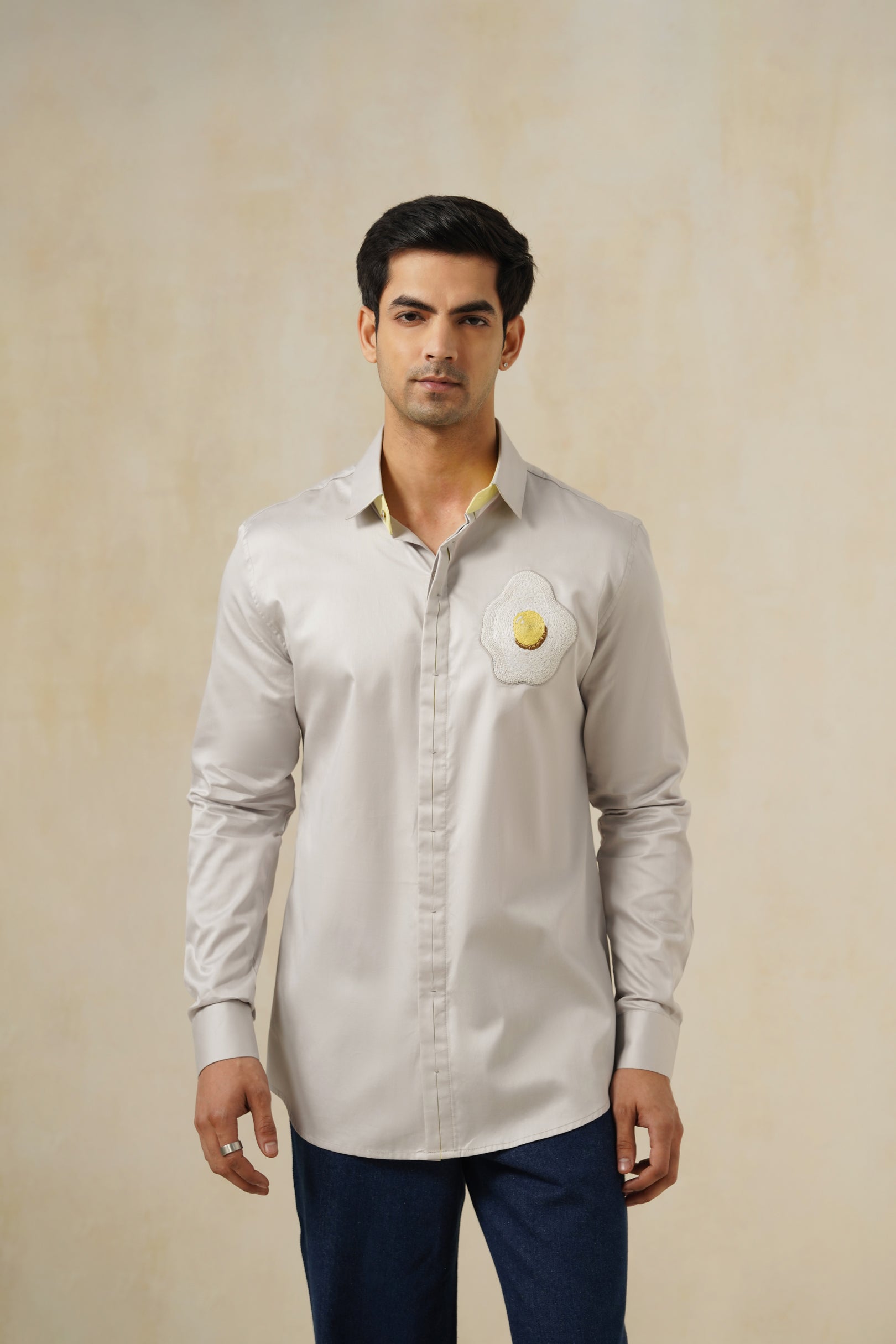 Egg | Men's White Cotton Shirt