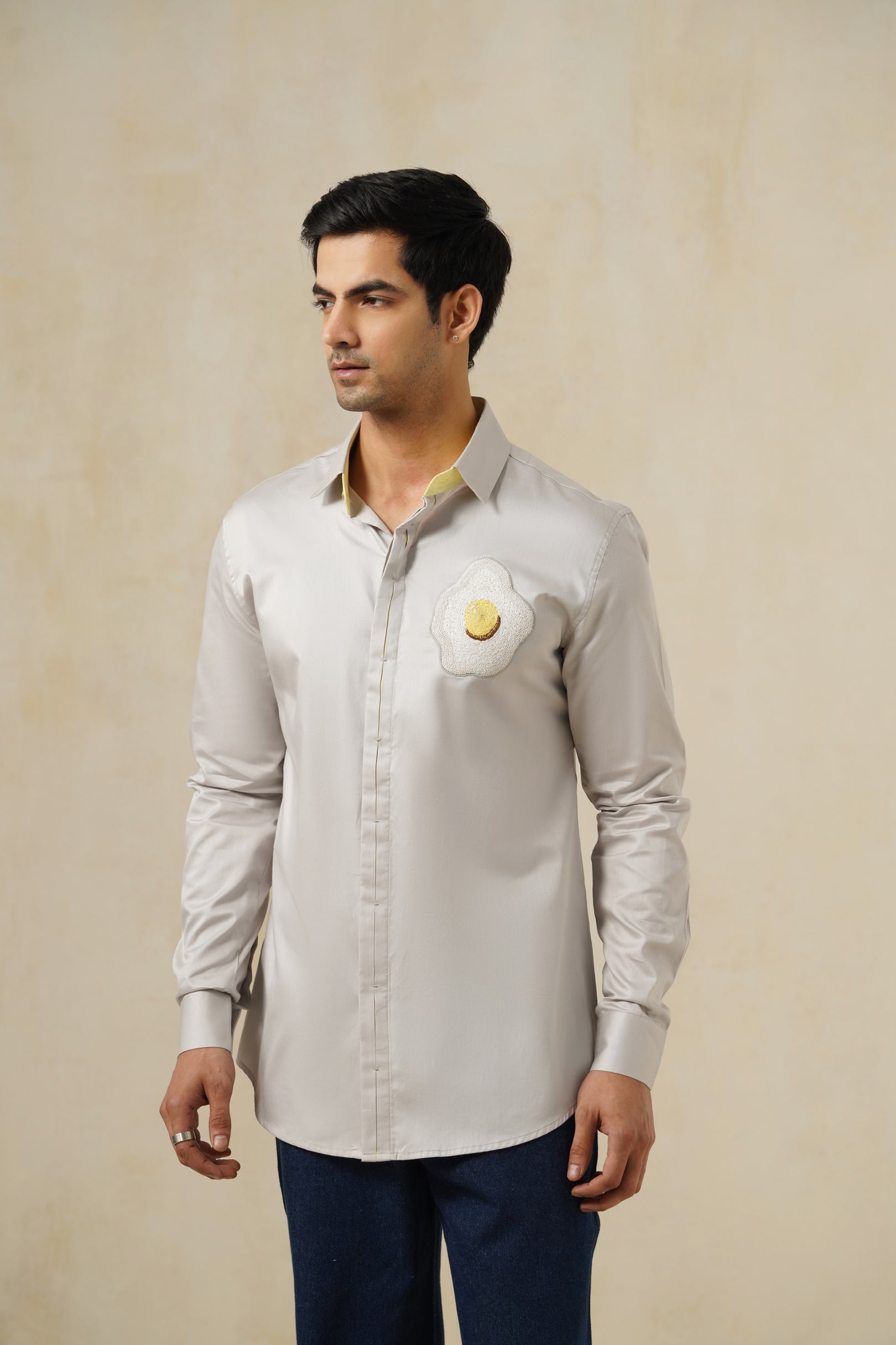 Egg | Men's White Cotton Shirt