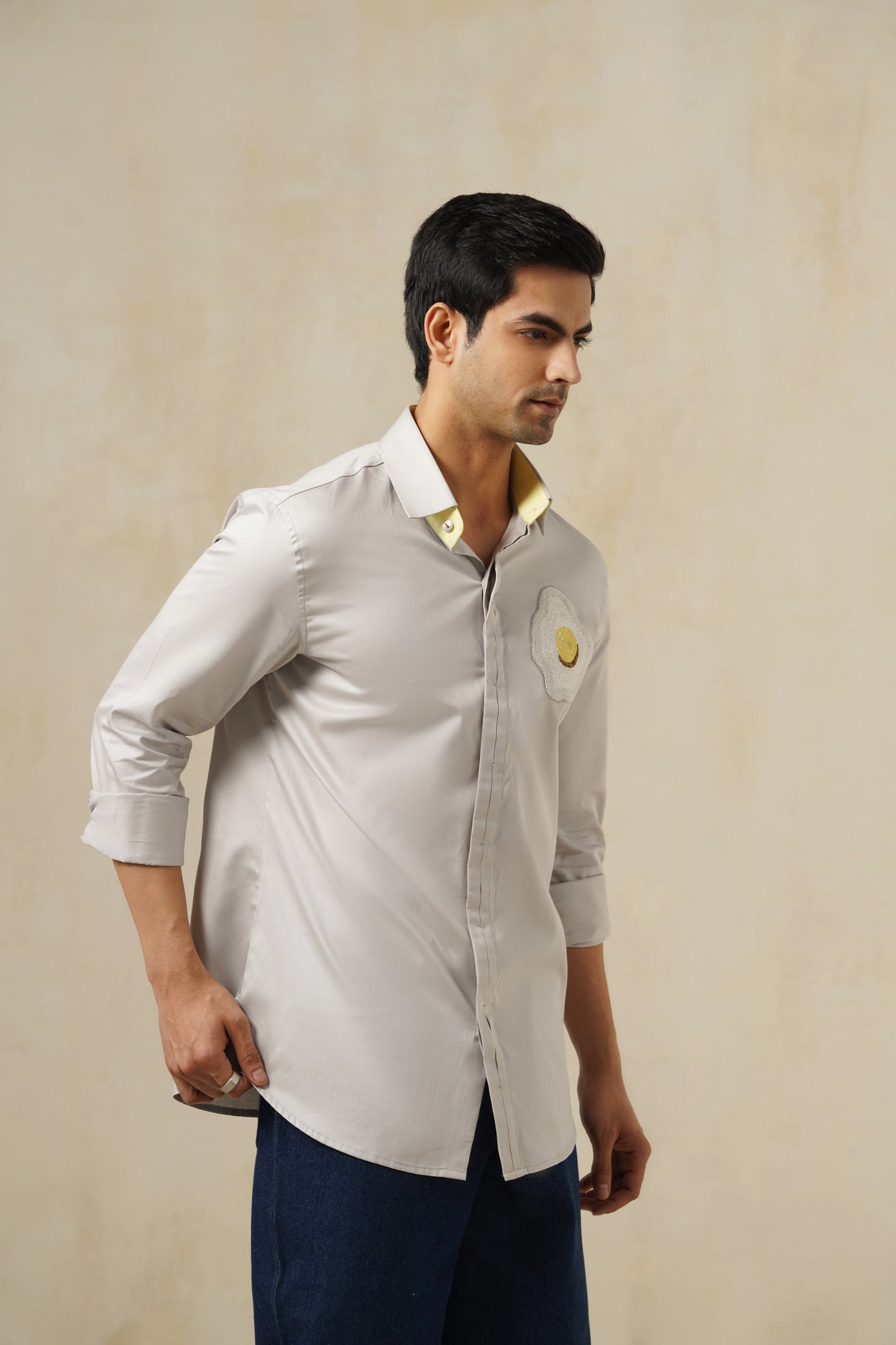 Egg | Men's White Cotton Shirt