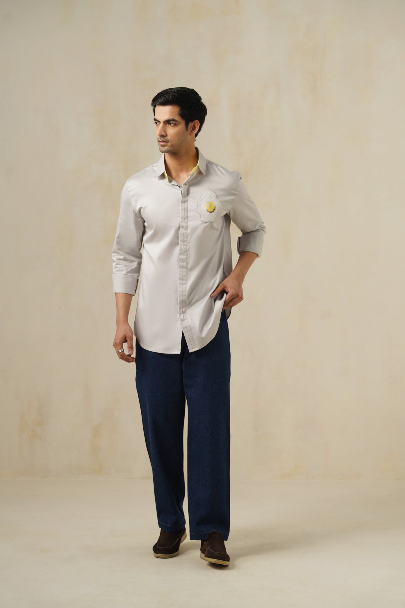 Egg | Men's White Cotton Shirt