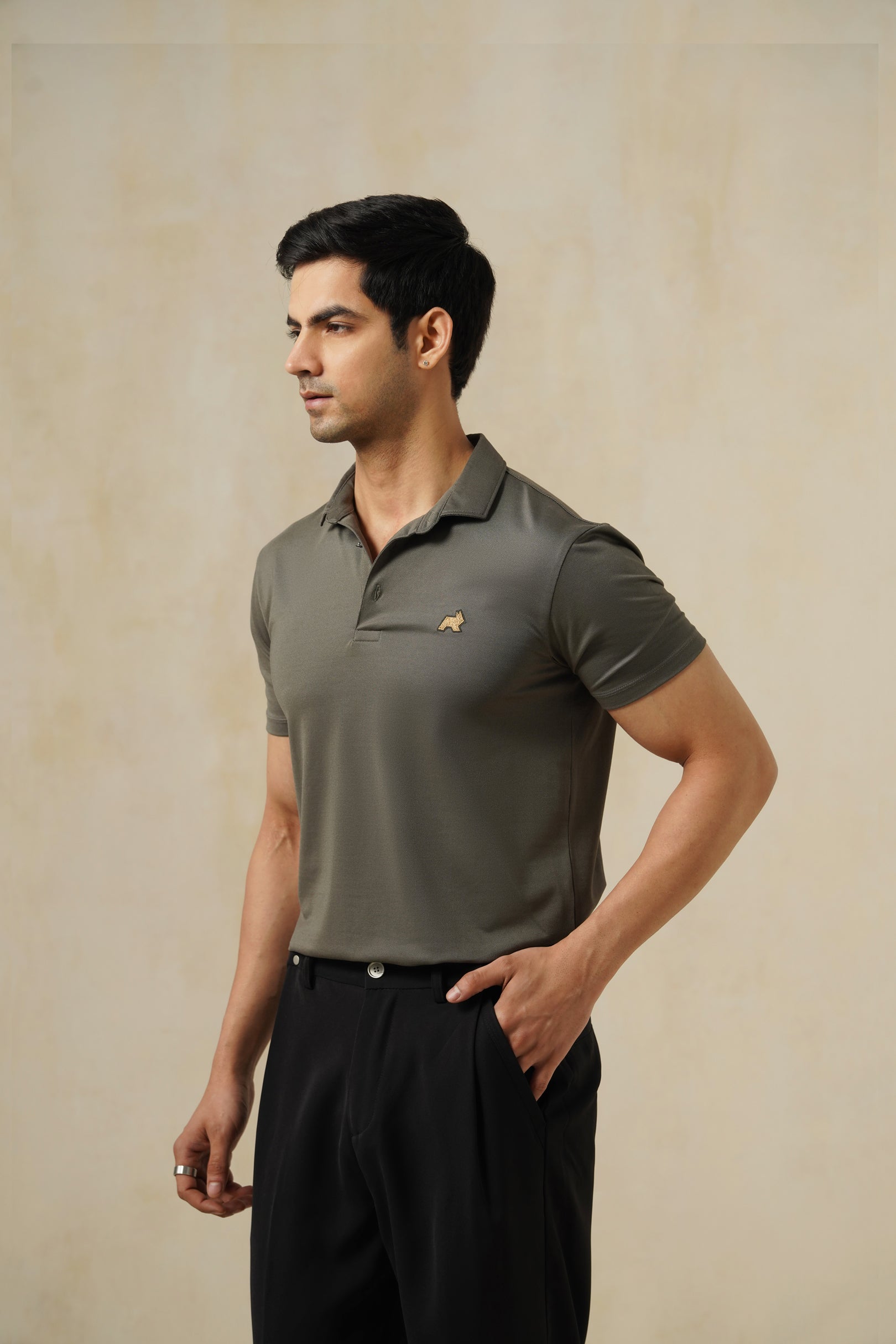 Classic Grey | Men's Polo T-shirt
