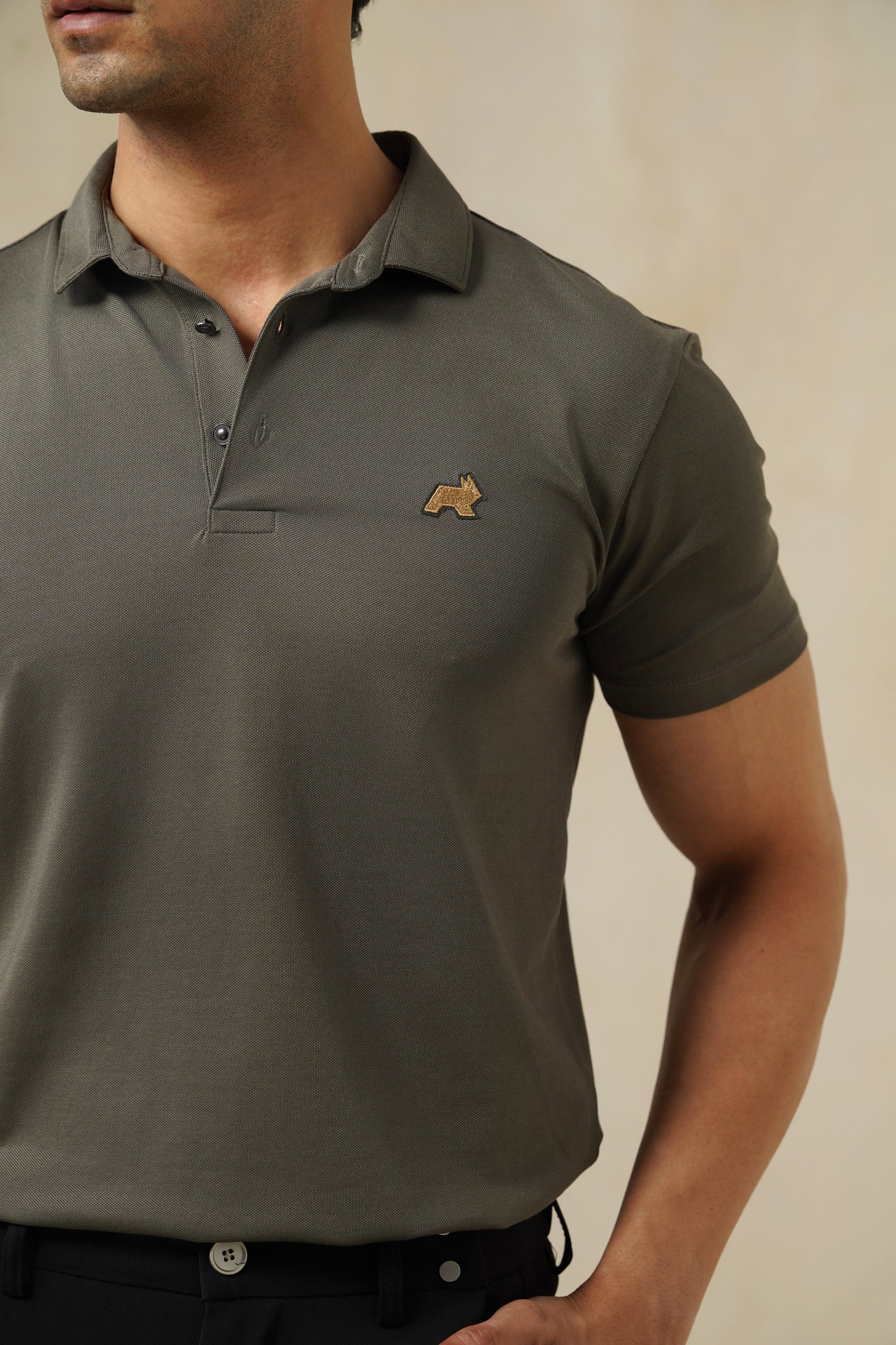 Classic Grey | Men's Polo T-shirt