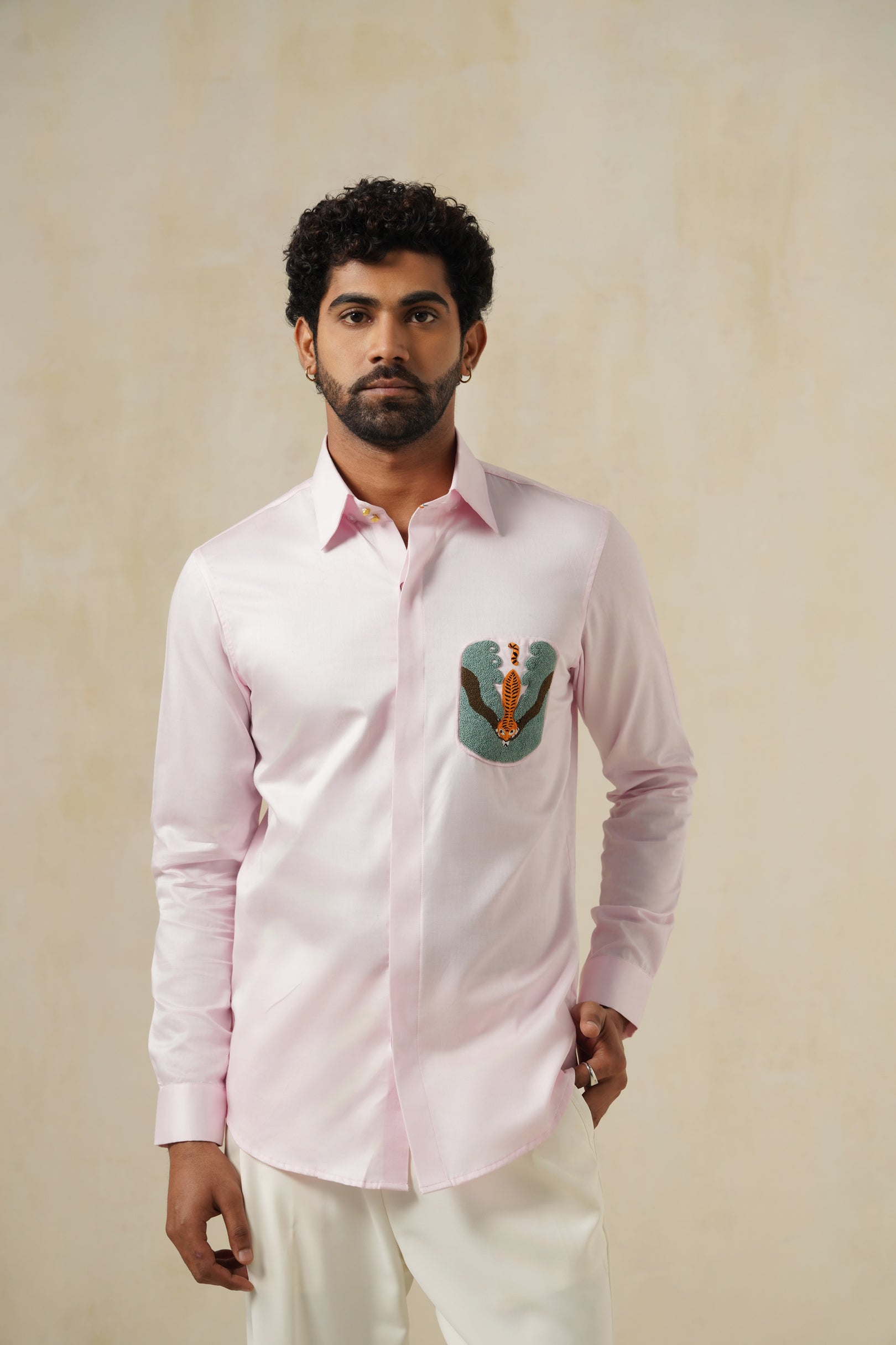 Sunderbans | Men's White Cotton Shirt