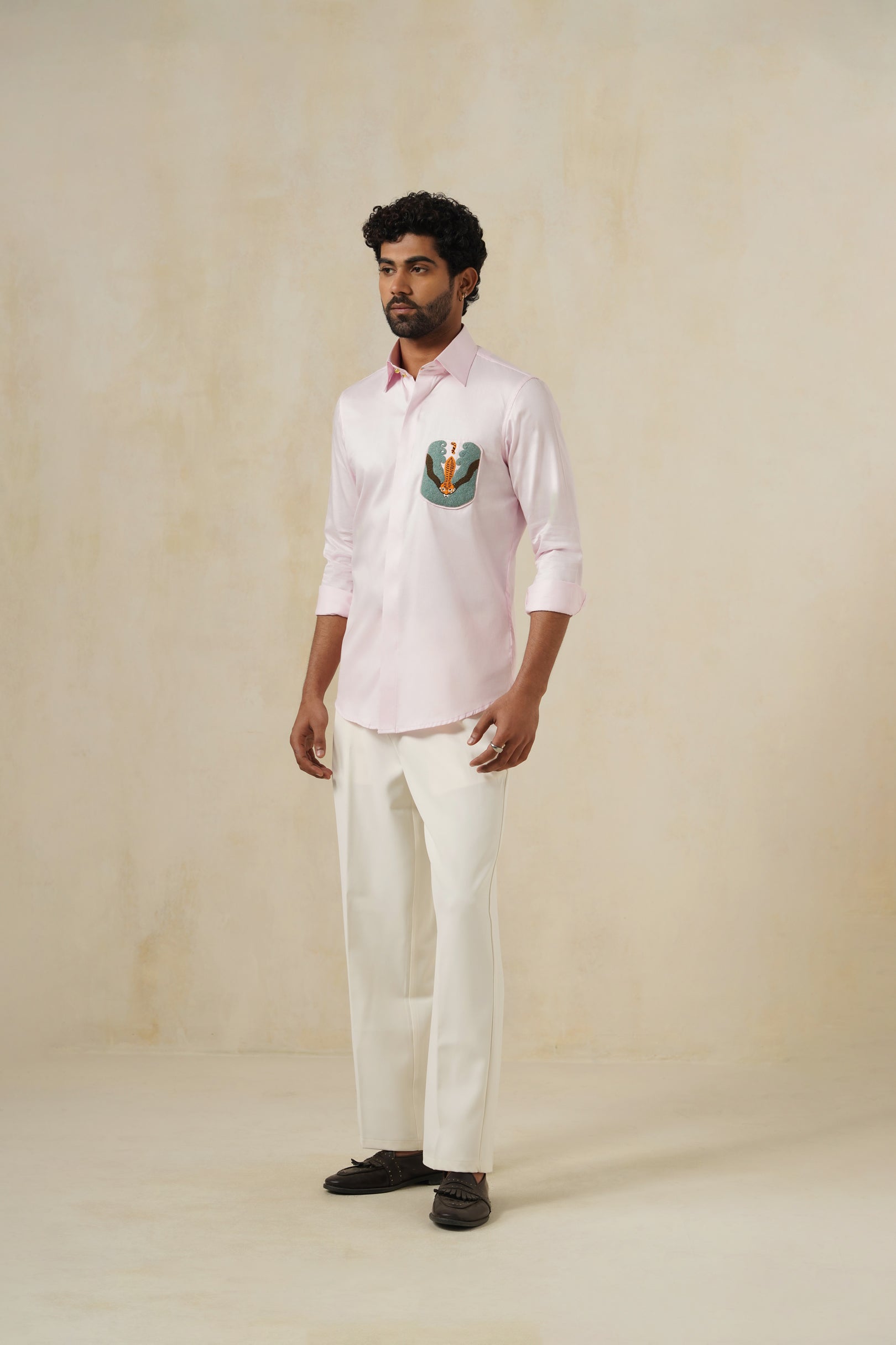 Sunderbans | Men's White Cotton Shirt