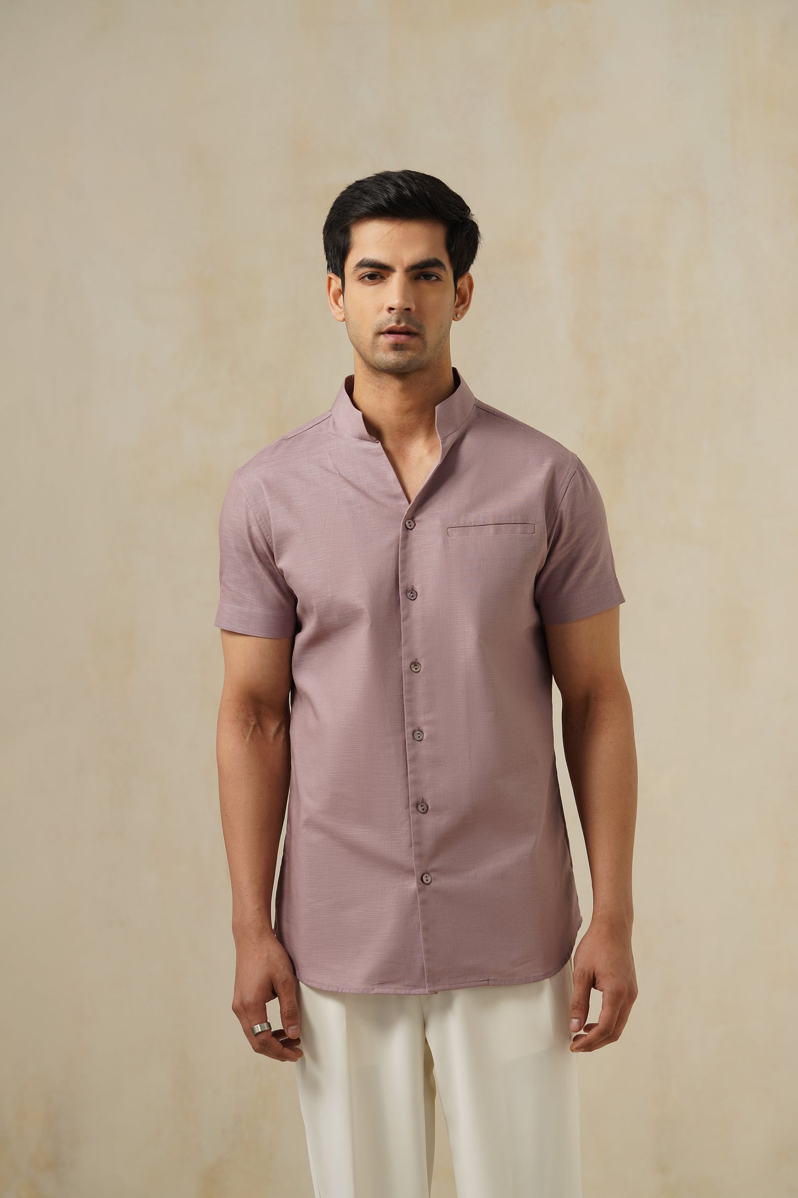 Mauve Evo Shirt | Men's Linen Shirt