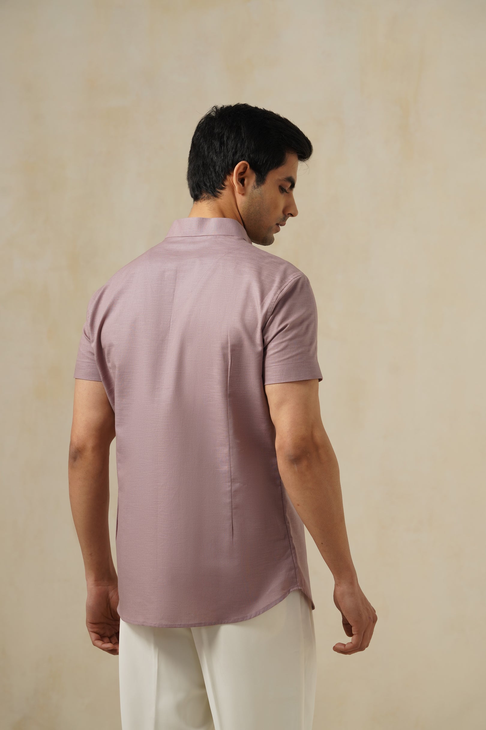 Mauve Evo Shirt | Men's Linen Shirt