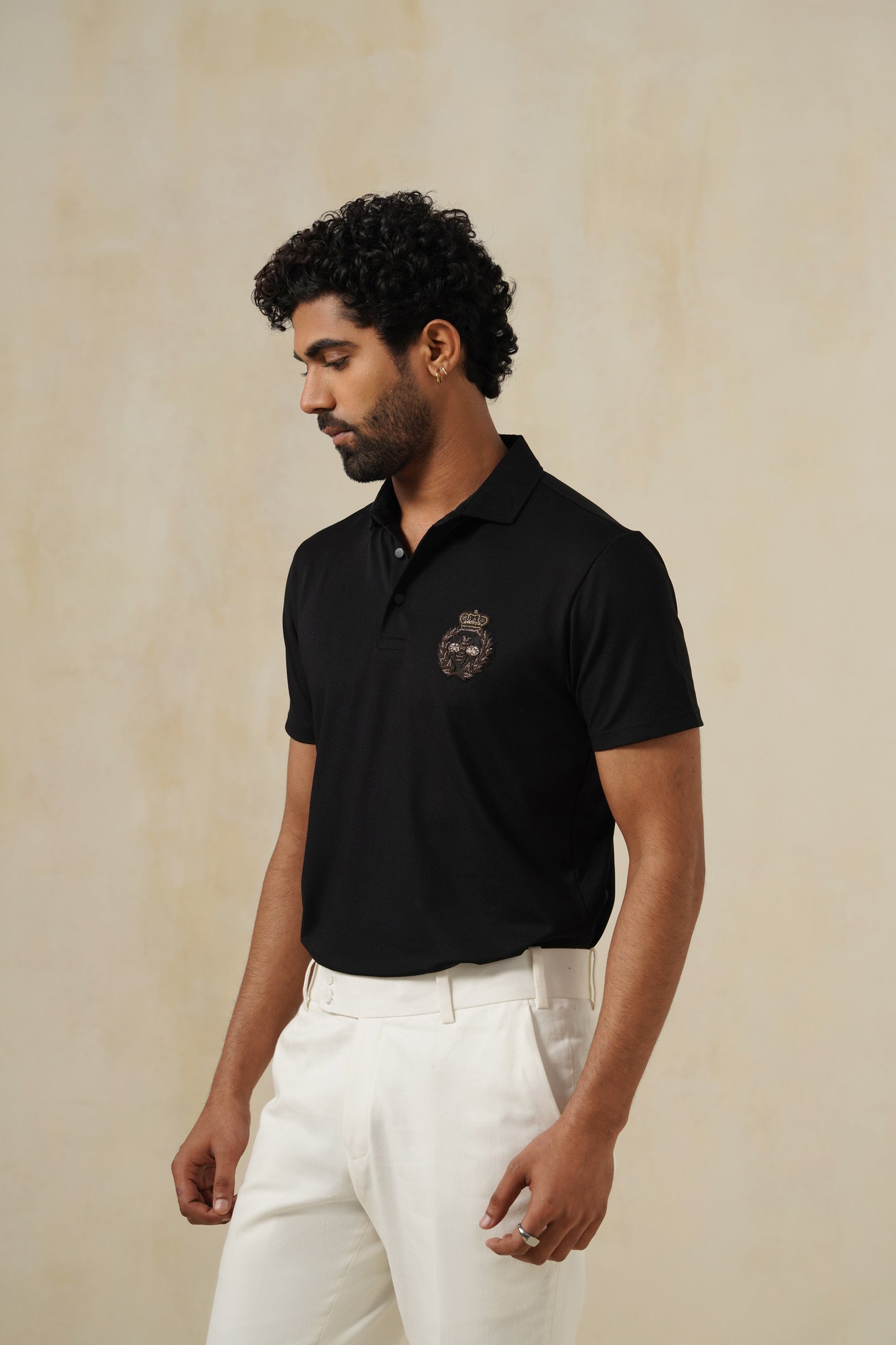 Elite Noir | Men's Polo T-shirt