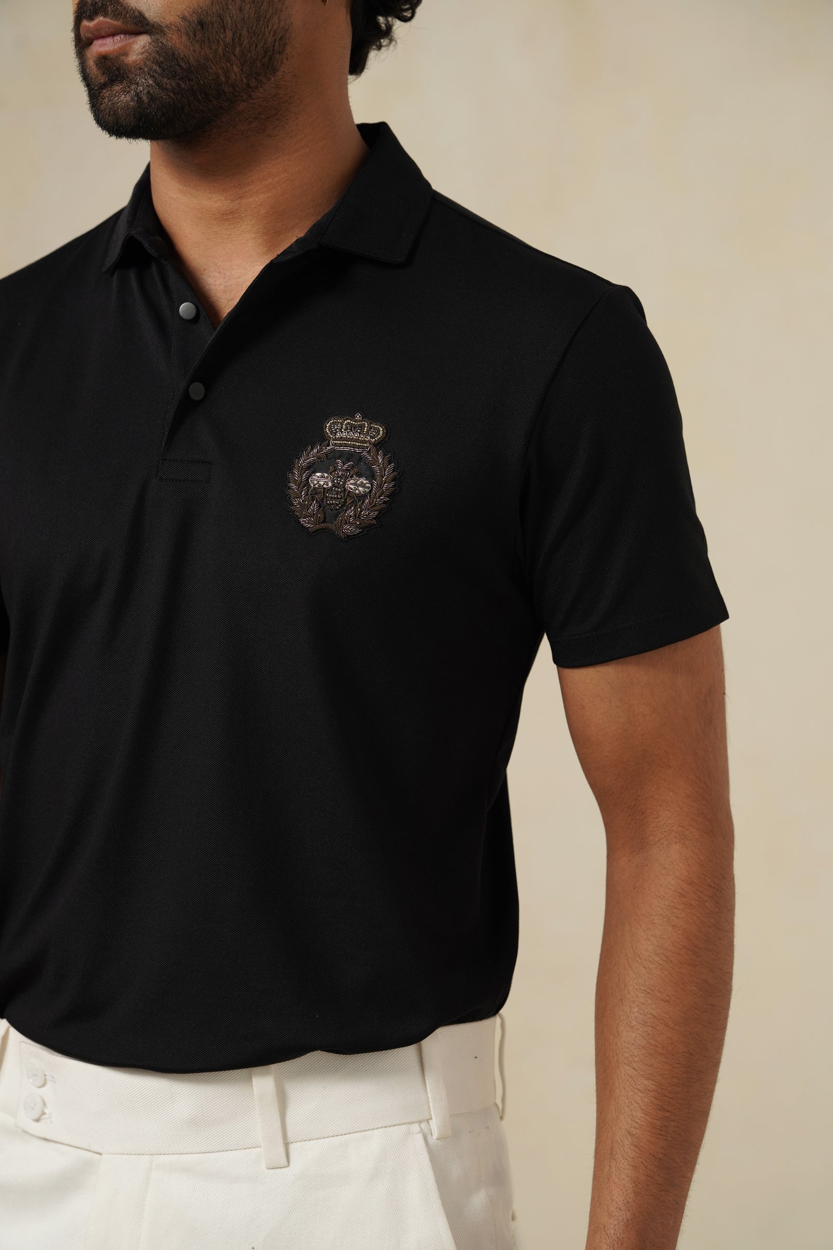 Elite Noir | Men's Polo T-shirt