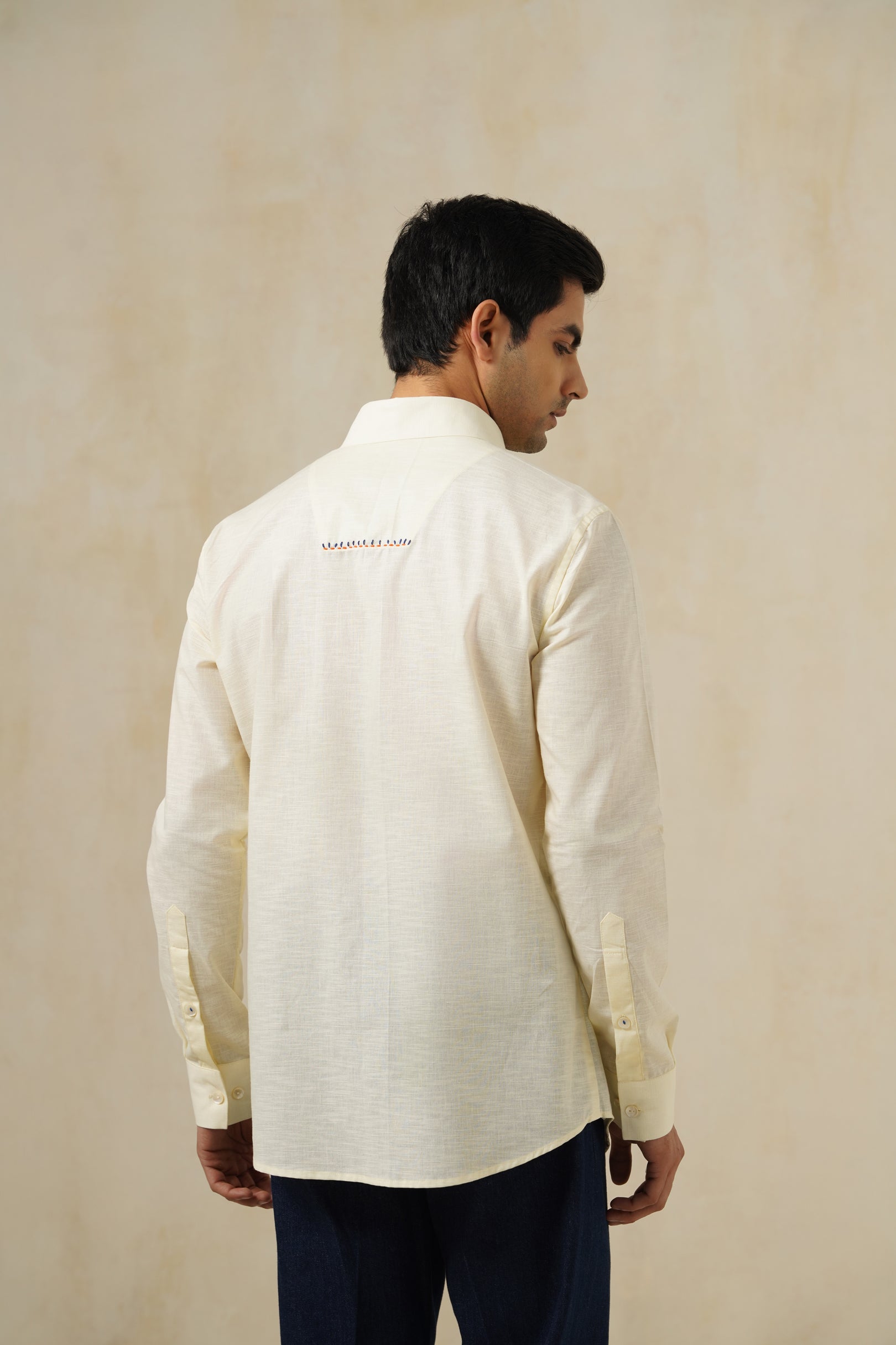 Linen Roar | Men's Printed Cotton-Linen Shirt