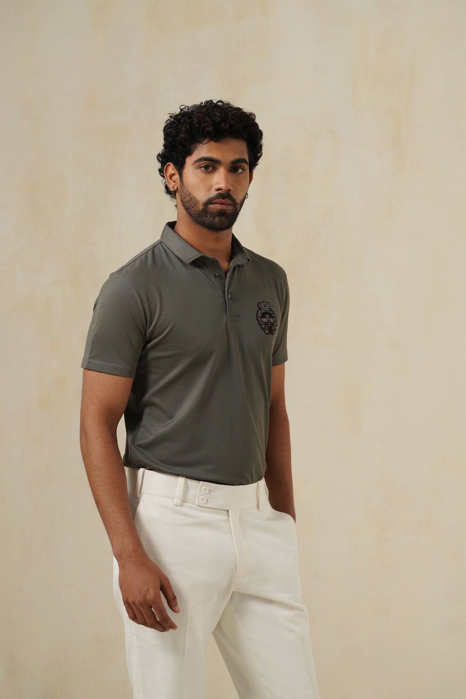 Grey Elite | Men's Polo T-shirt