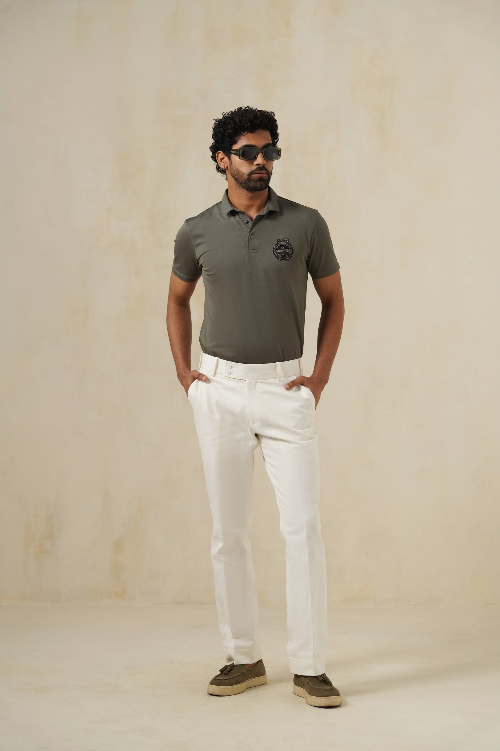 Grey Elite | Men's Polo T-shirt