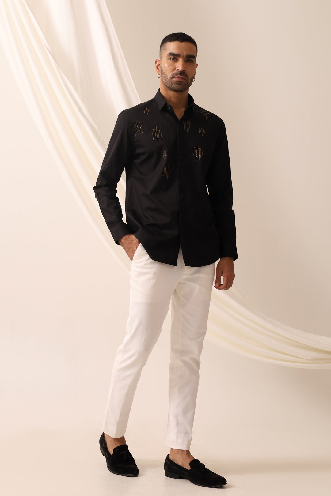 FLOATING BIB BLACK