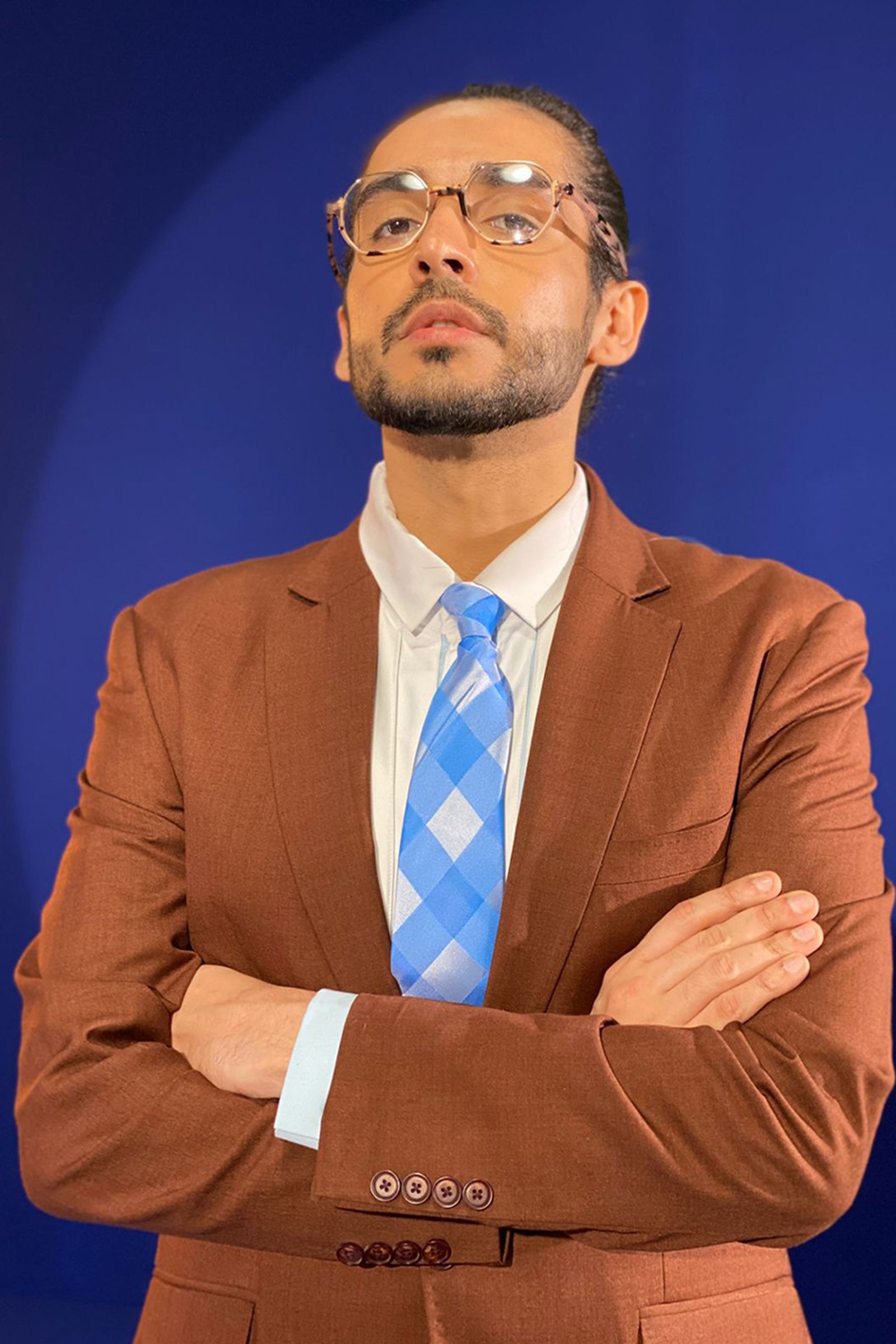 Siddharth Batra in Camel Suede Jacket