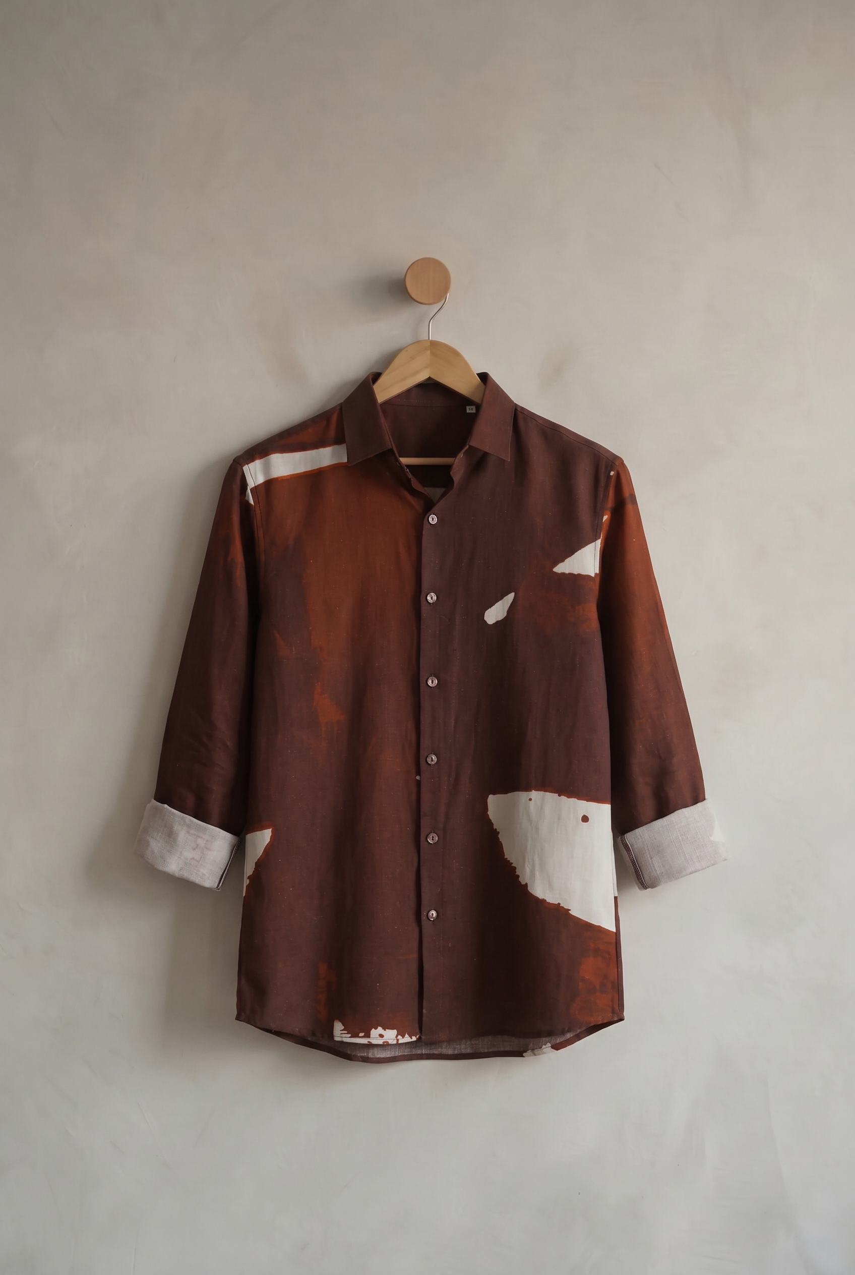 Strokes Shirt | Men's Printed Cotton-Linen Shirt