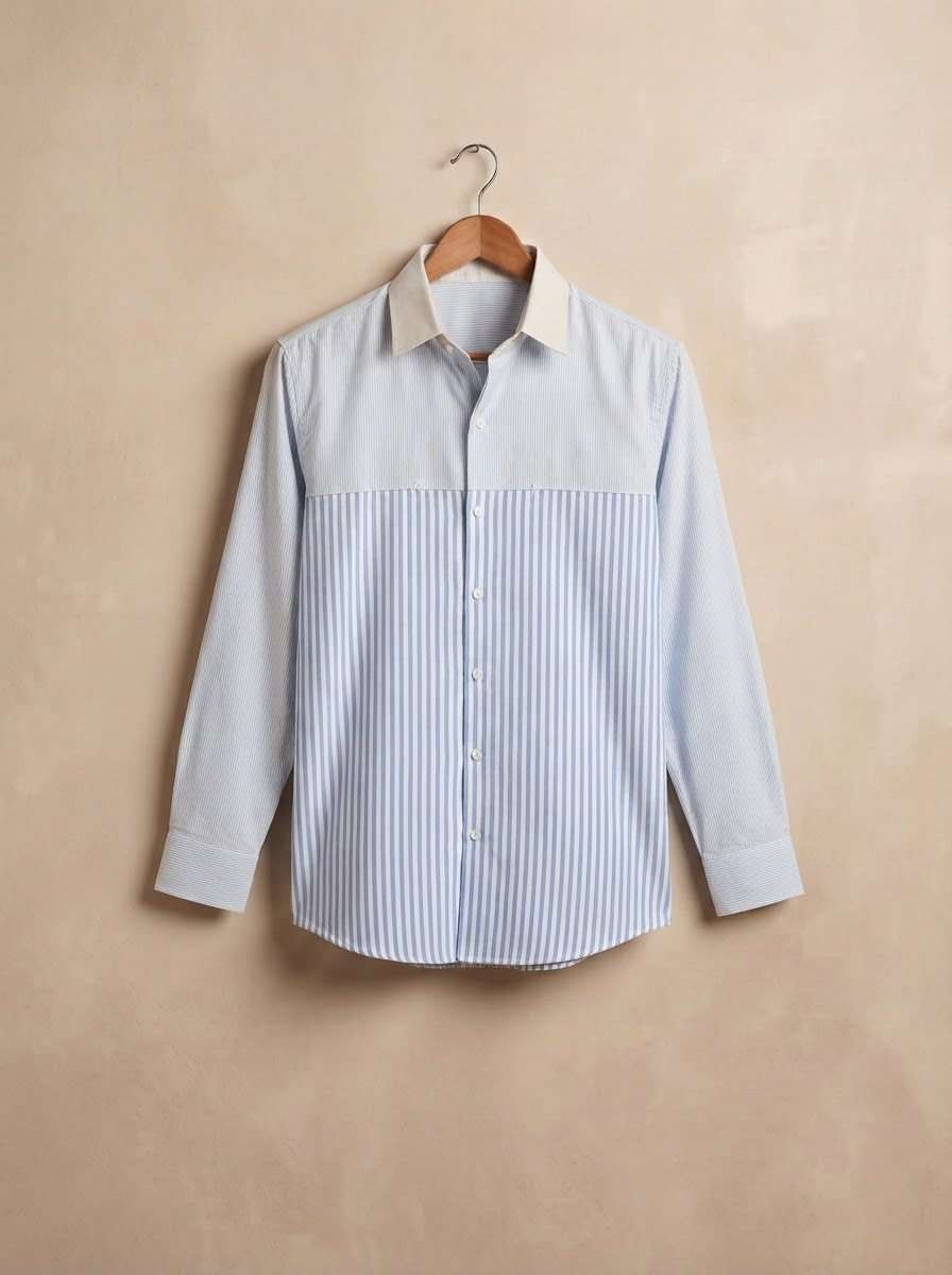 Marina | Men's Pinstripe Cotton Shirt