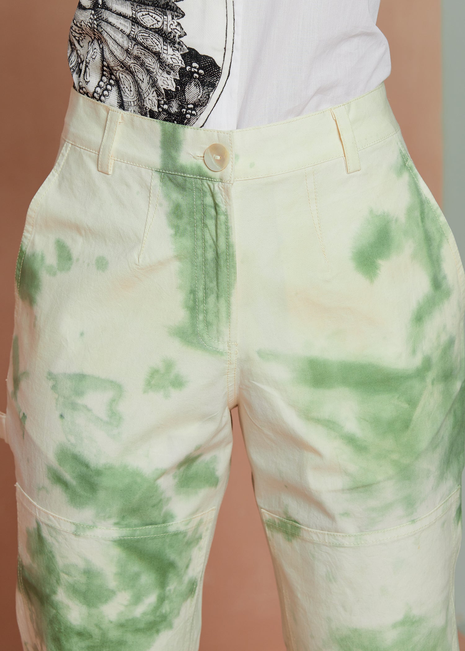Tie-dye Twill Pants