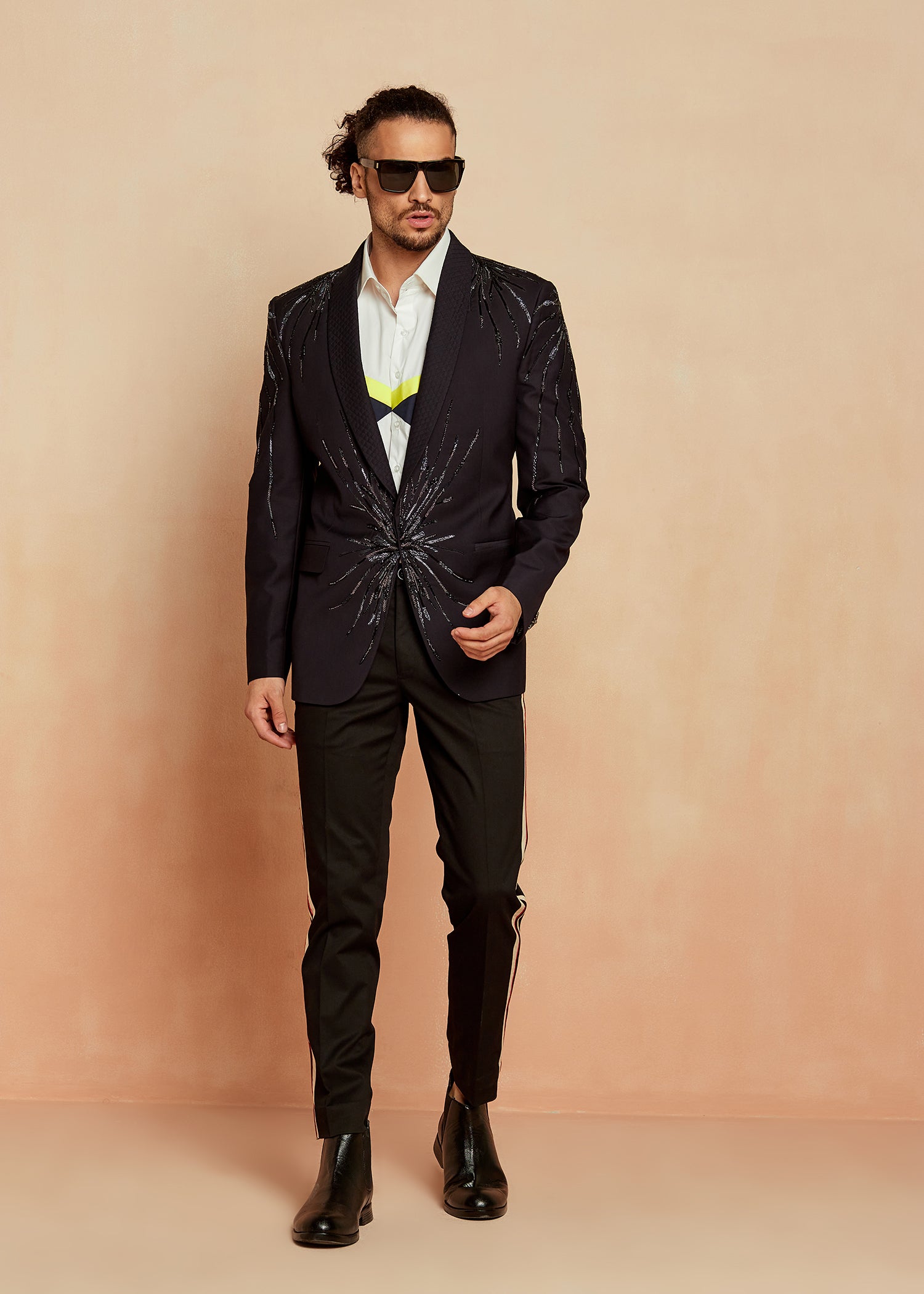 EMB TUXEDO JACKET