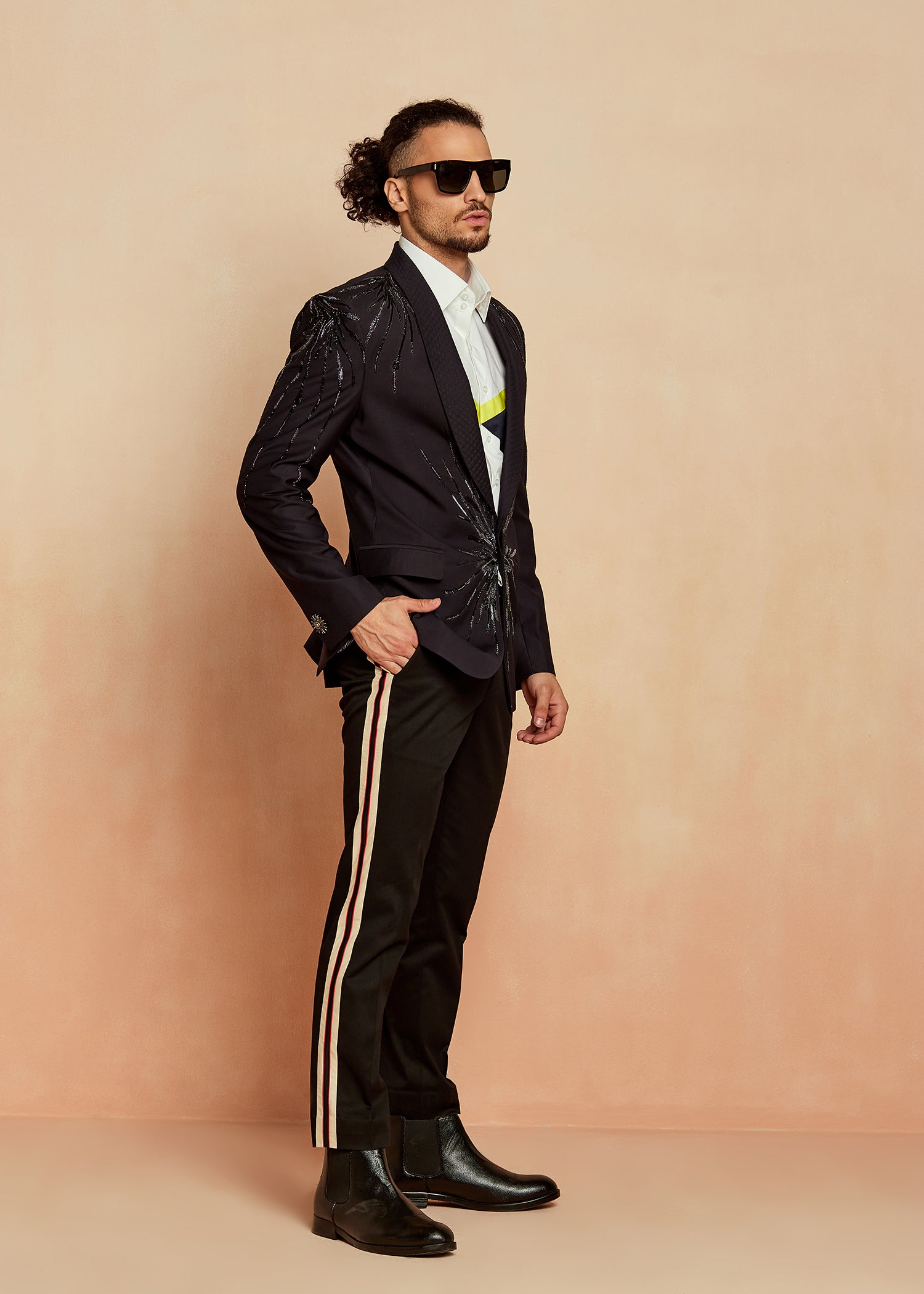EMB TUXEDO JACKET