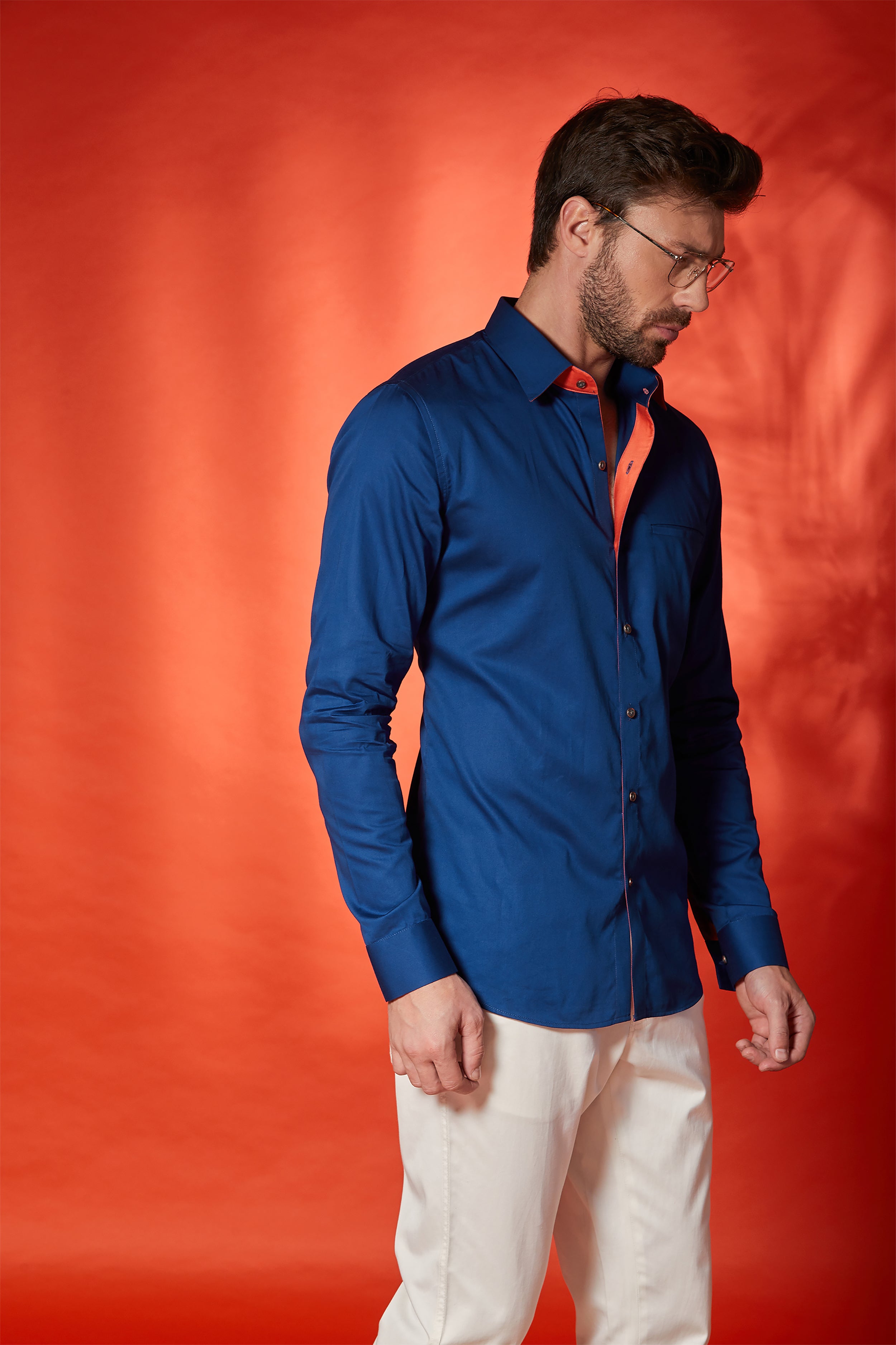 Indigo Blue Shirt