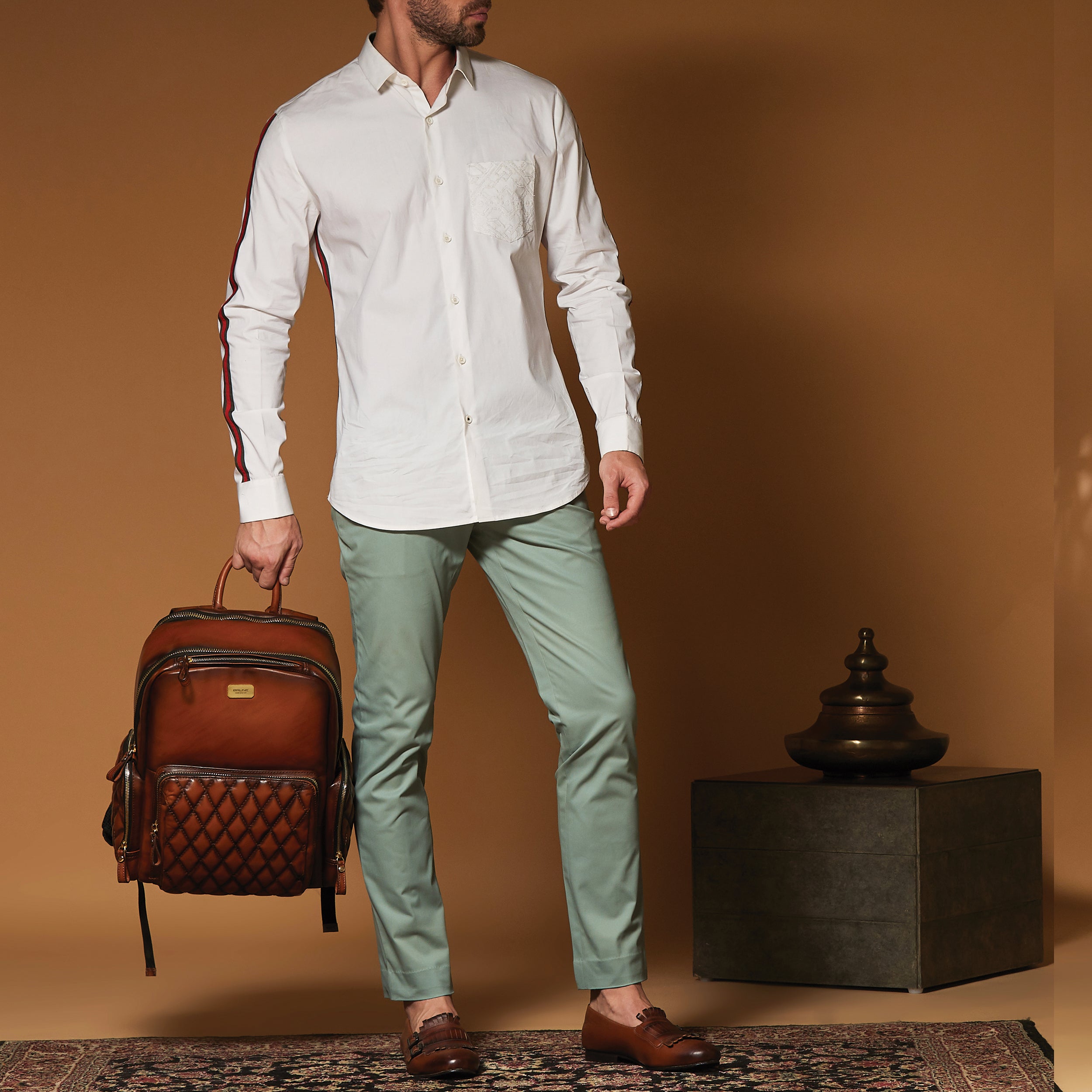 Paris Green Stretch Trouser