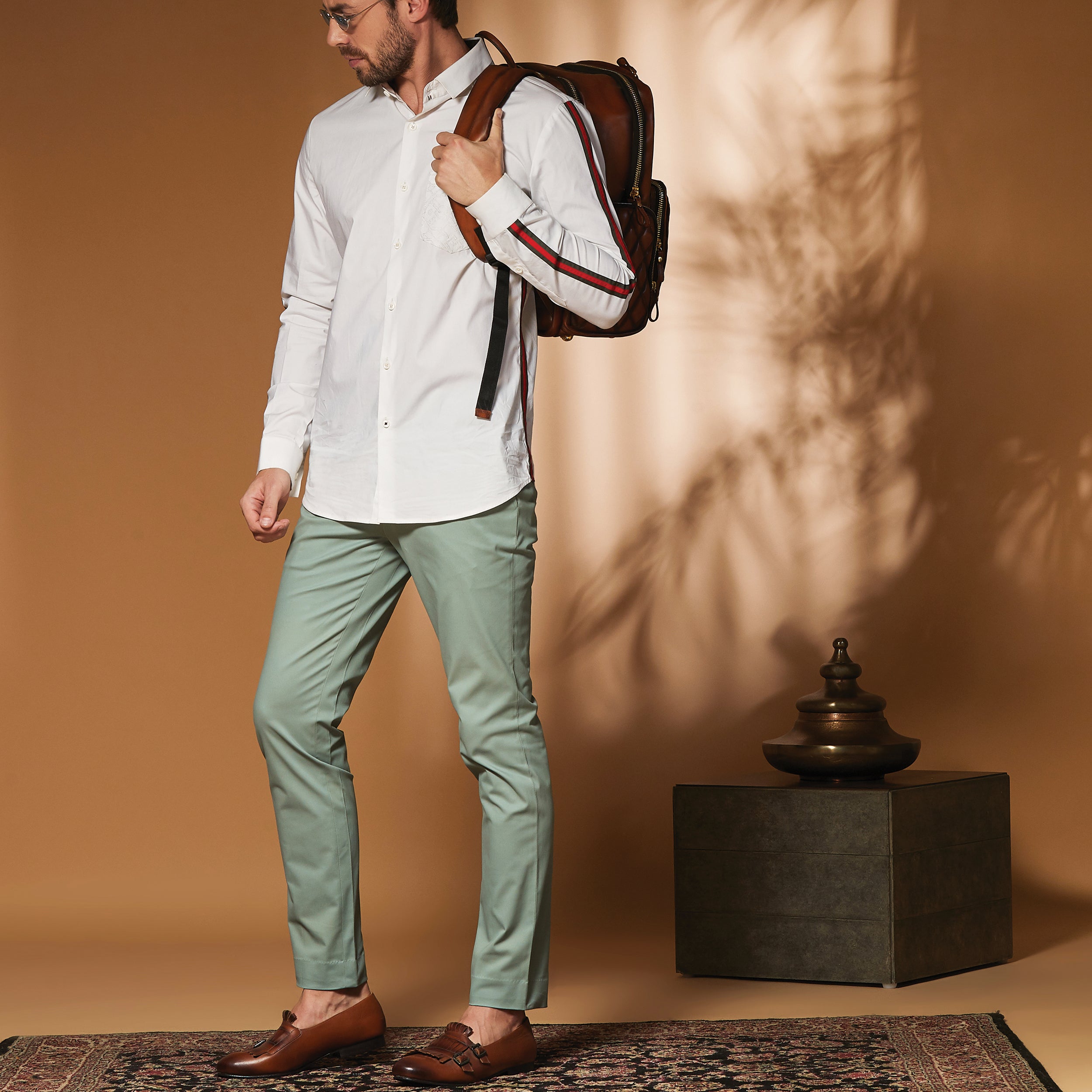 Paris Green Stretch Trouser
