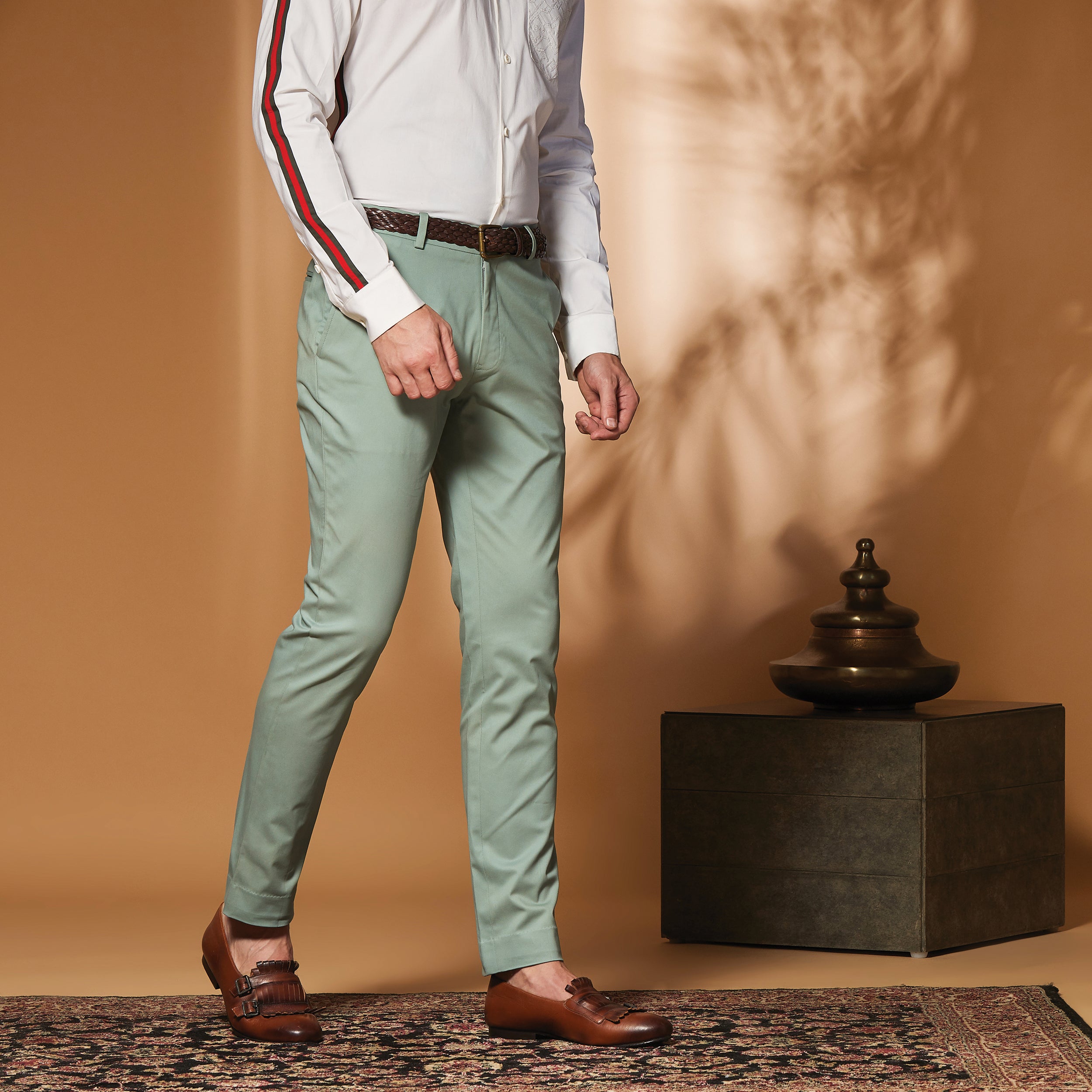 Paris Green Stretch Trouser