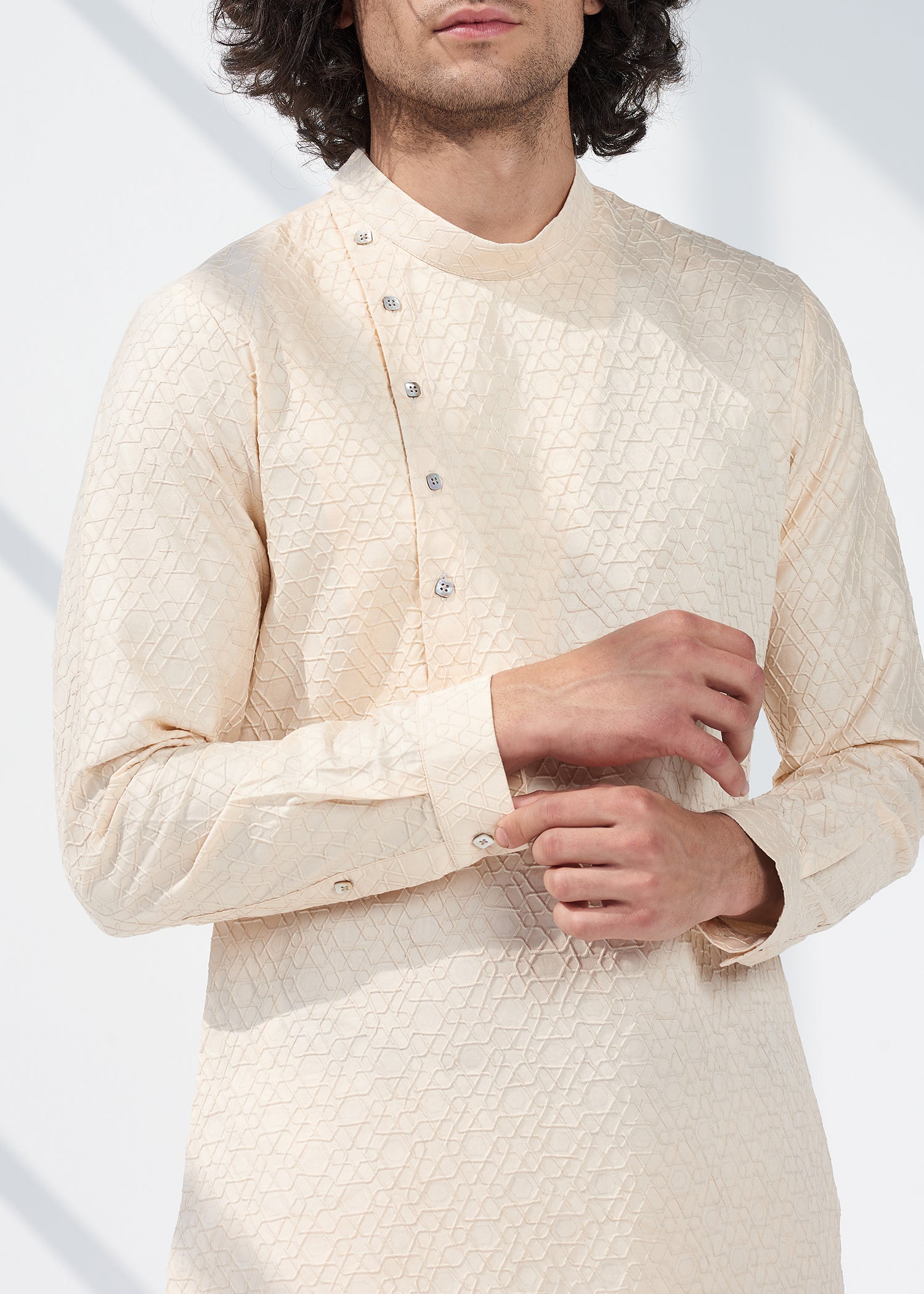 Angrakha Emb Kurta