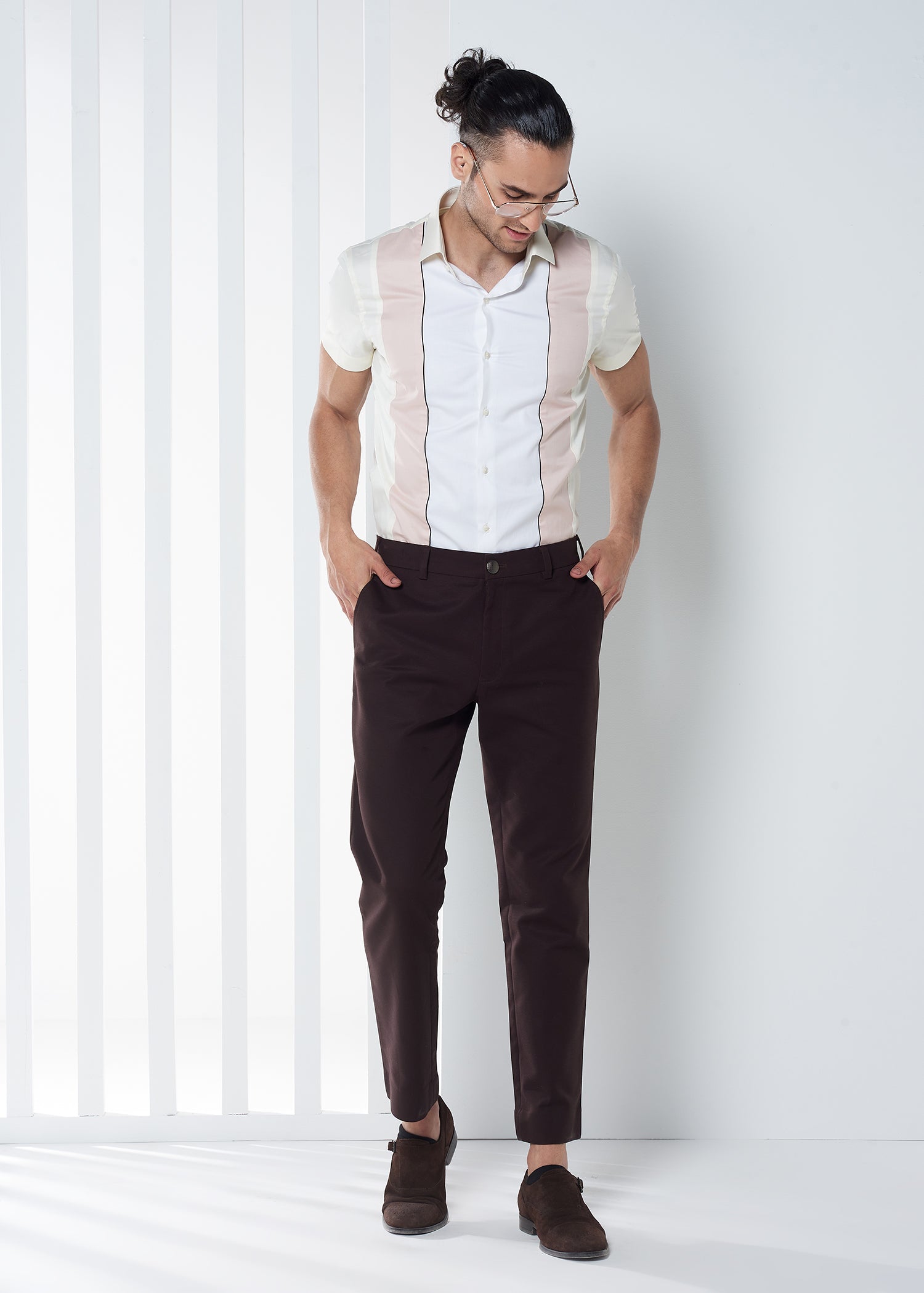 Brown Cotton Trousers